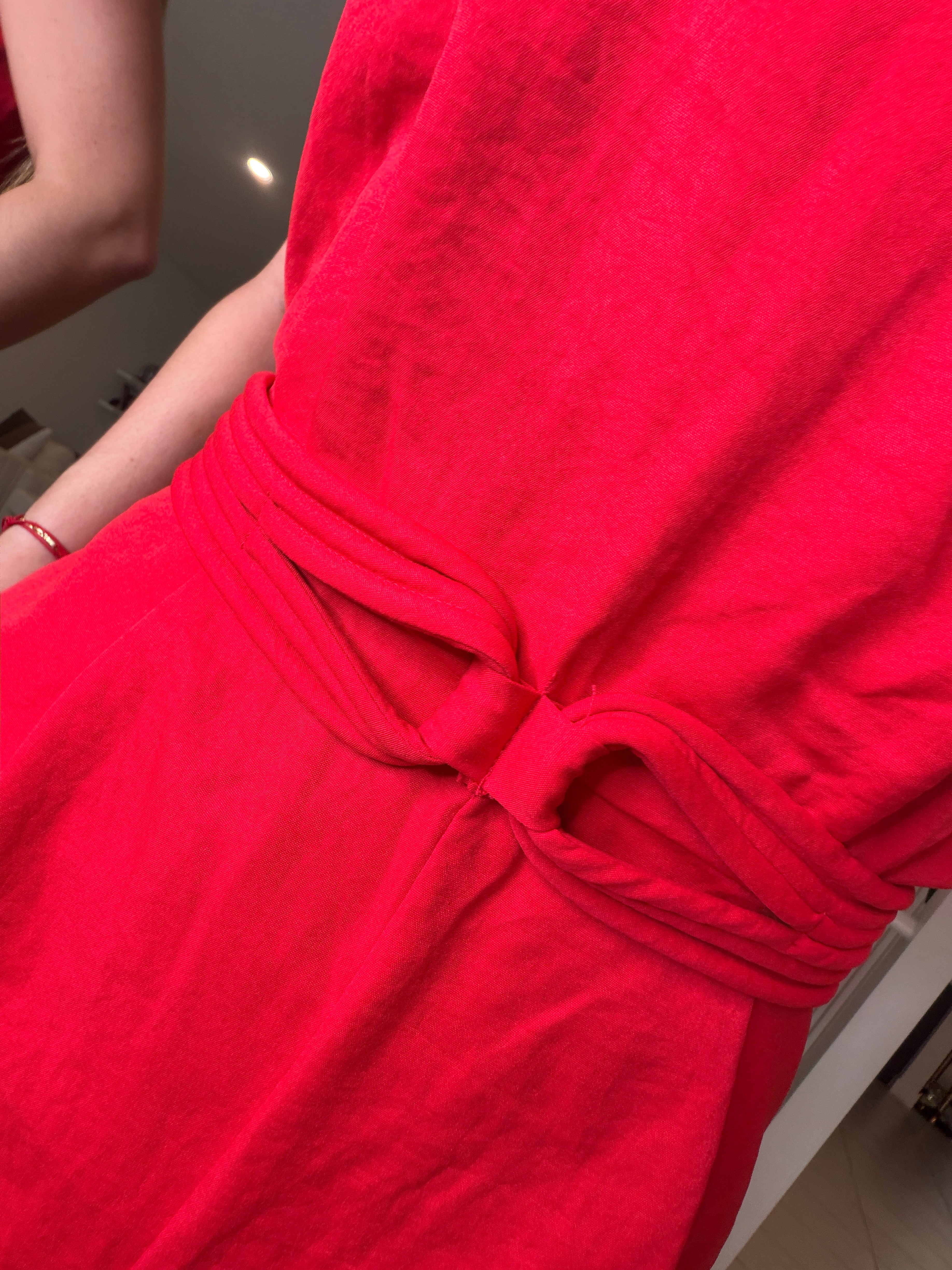 Lustre Affair Red Jumpsuit