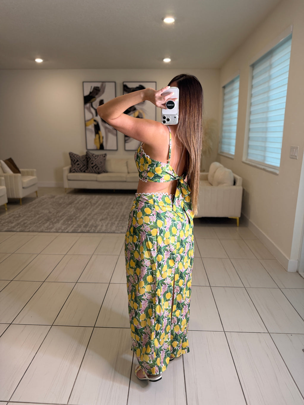 Amalfi Blossom Skirt Set