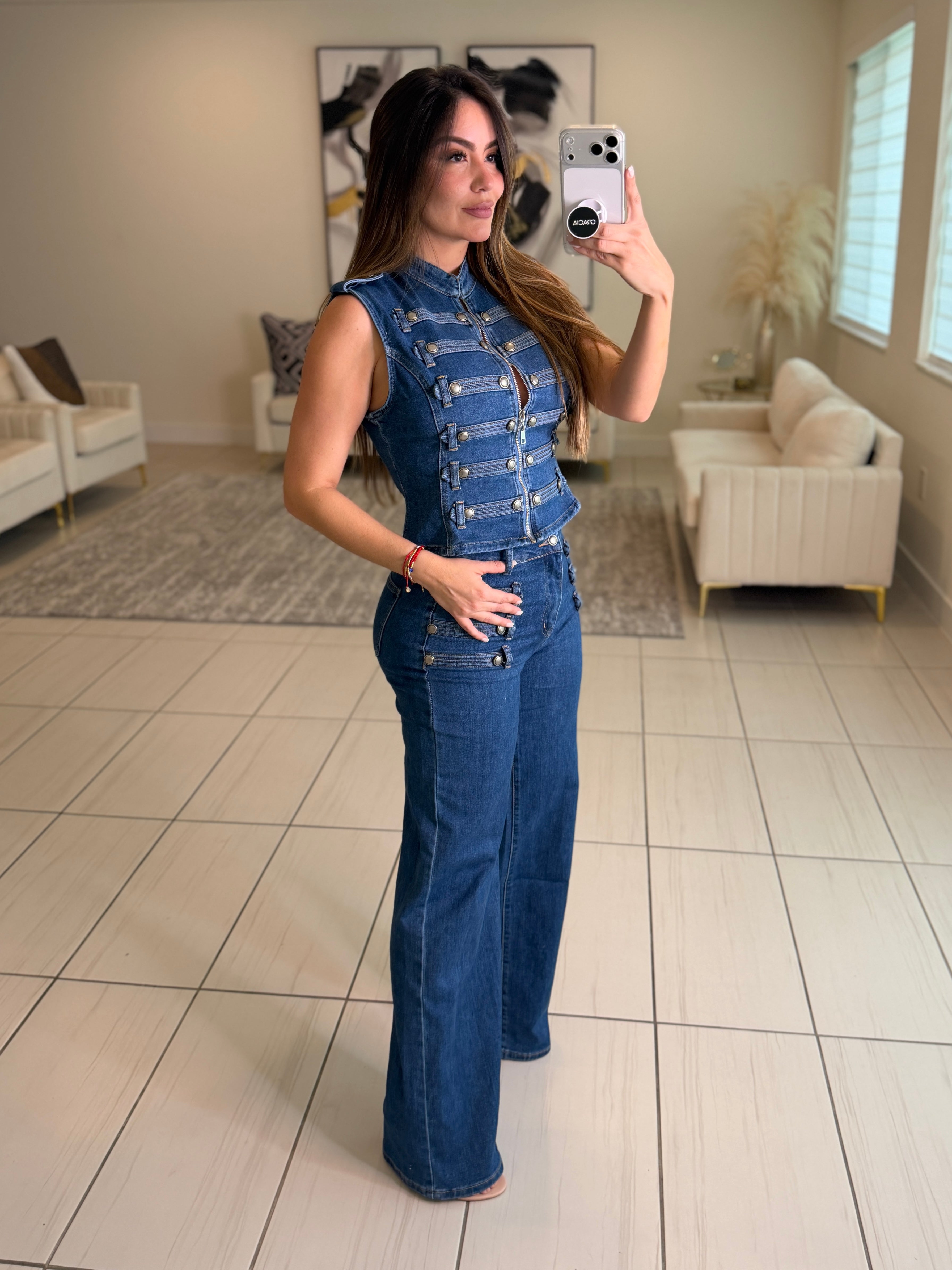 Iconic Napoleon Denim Pant Set