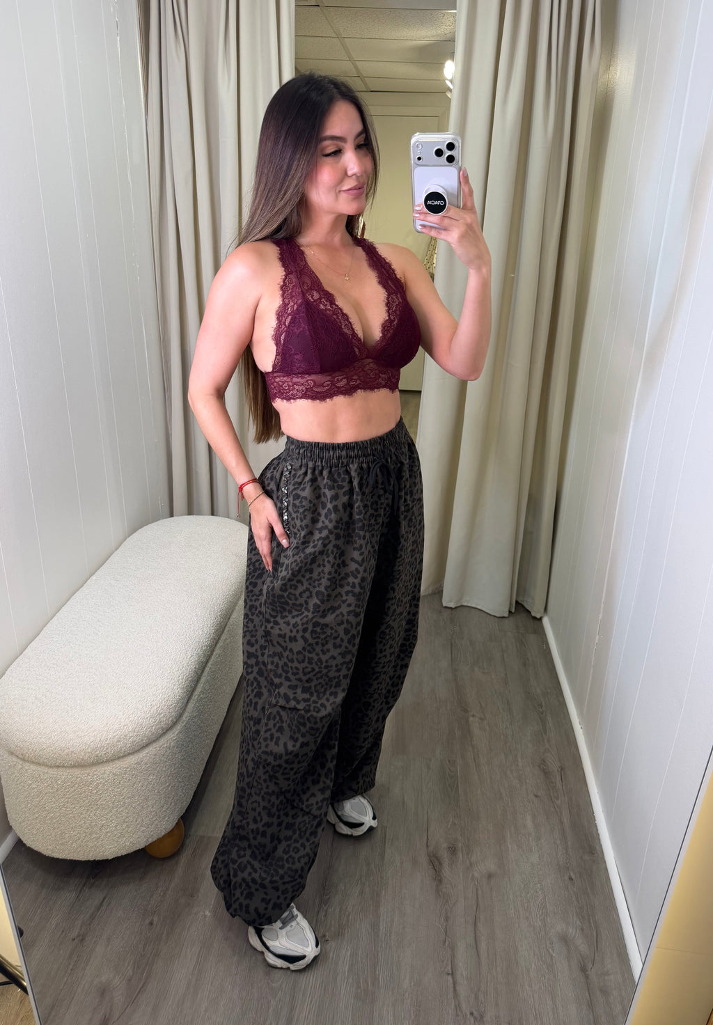 Midnight Romance Burgundy Top