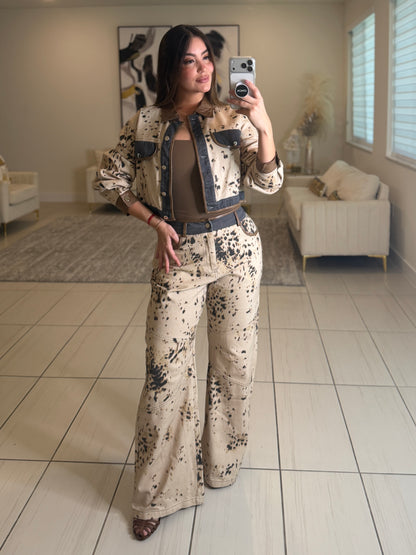 Fierce Streak Contrast Pant Set