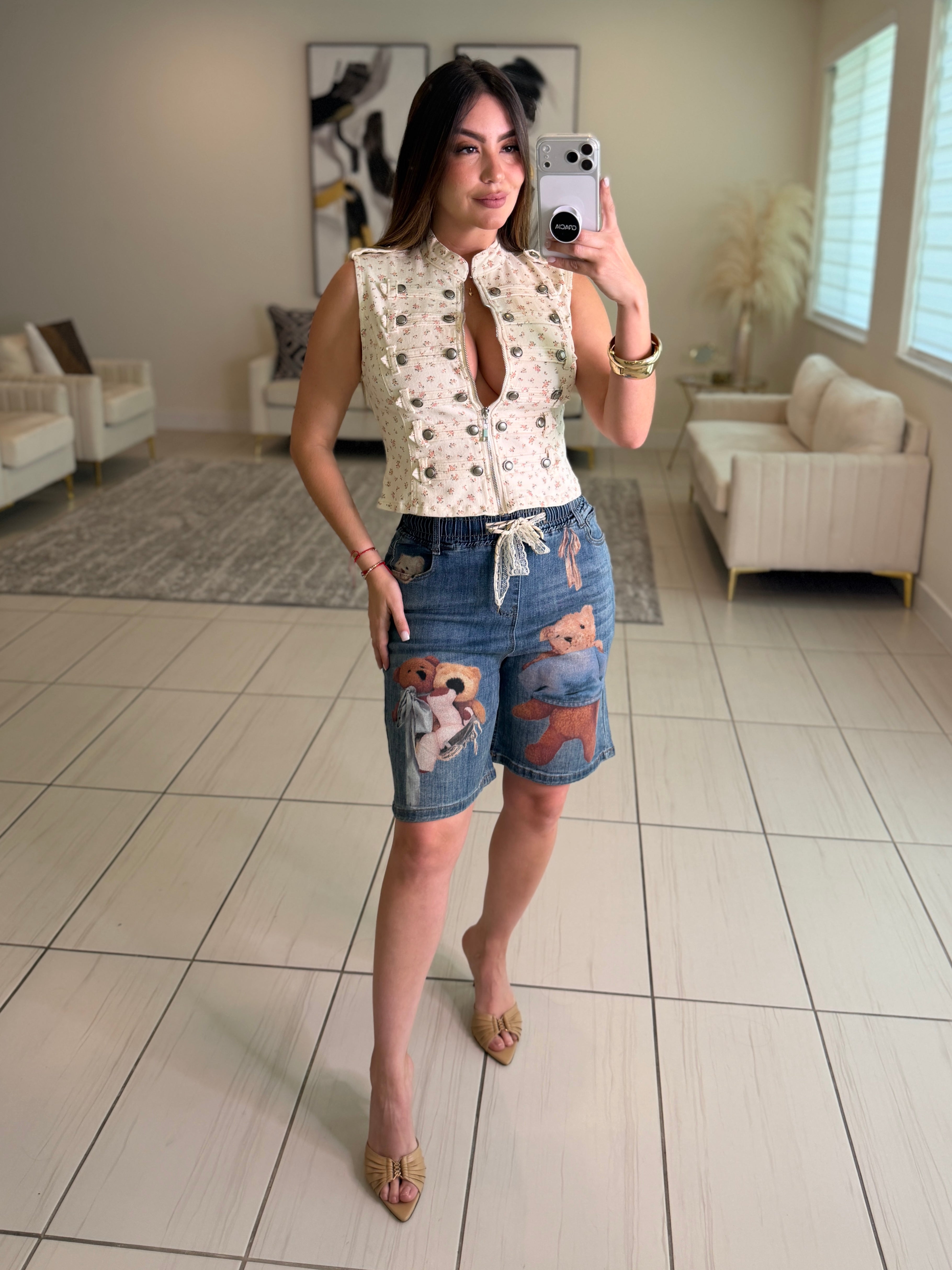Bear Muse Denim Shorts