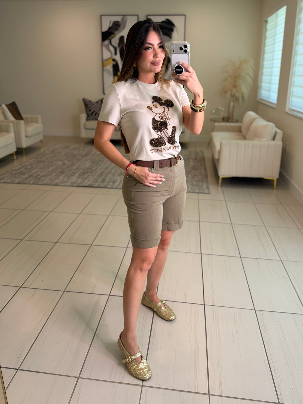 Cabana Muse Taupe Shorts