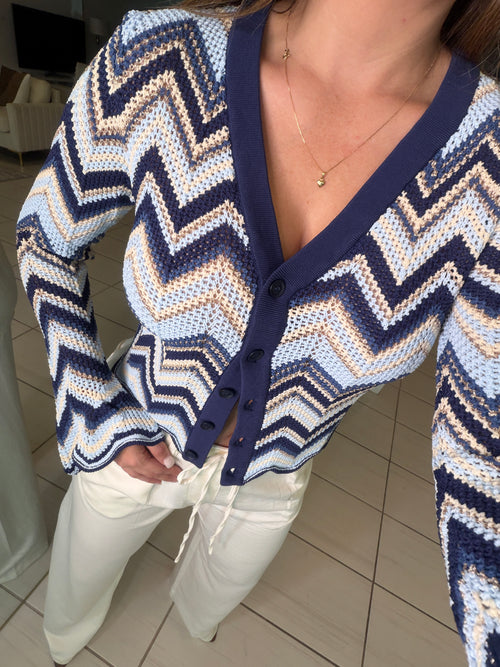 Afterglow Affair Blue Top