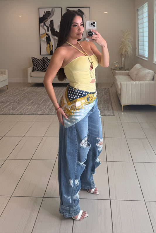 Jellyfish Blue Bandana