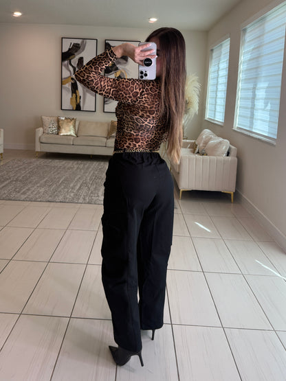 Wild Passion Leopard Print Bodysuit