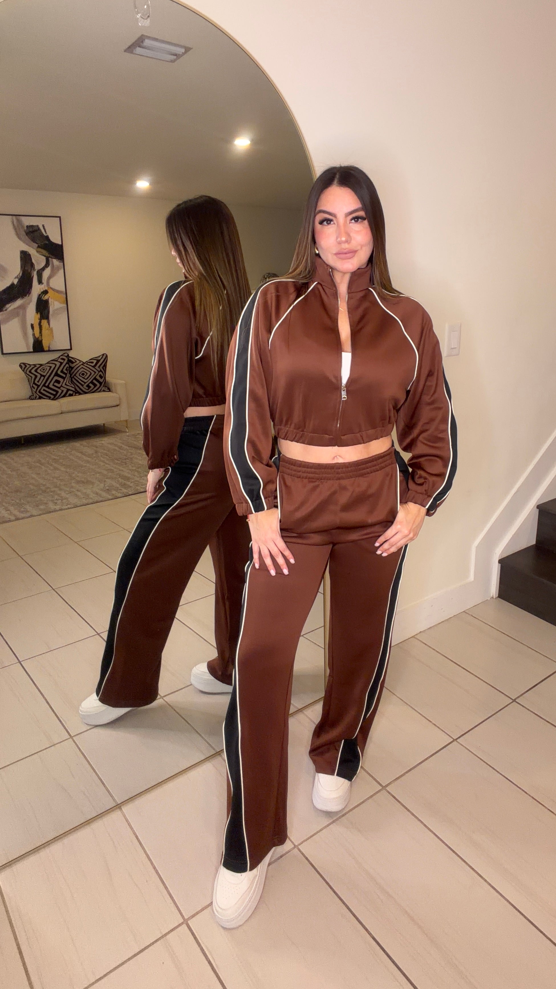 Espresso Element Brown Pant Set