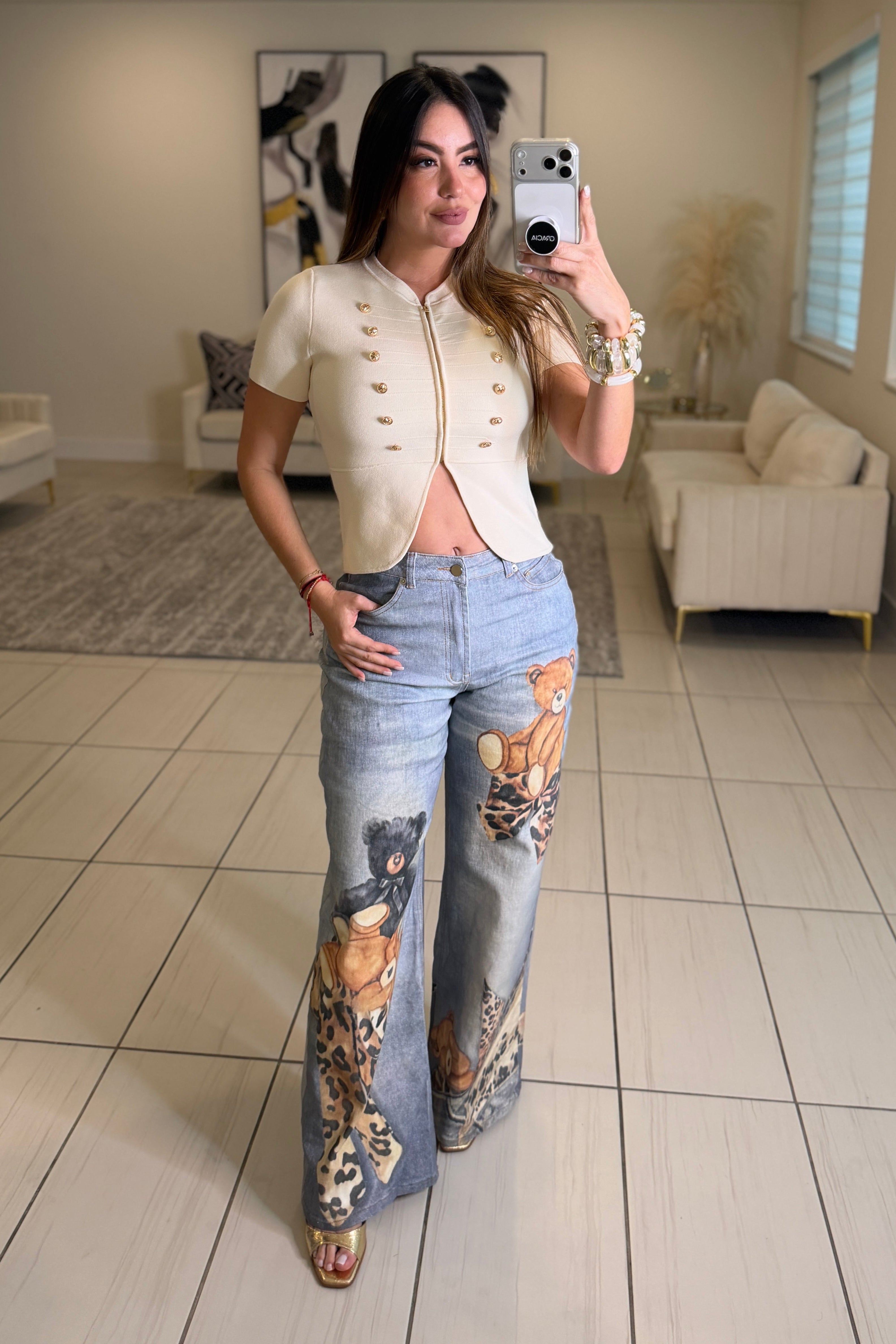 Charming Leopard Printed Pants