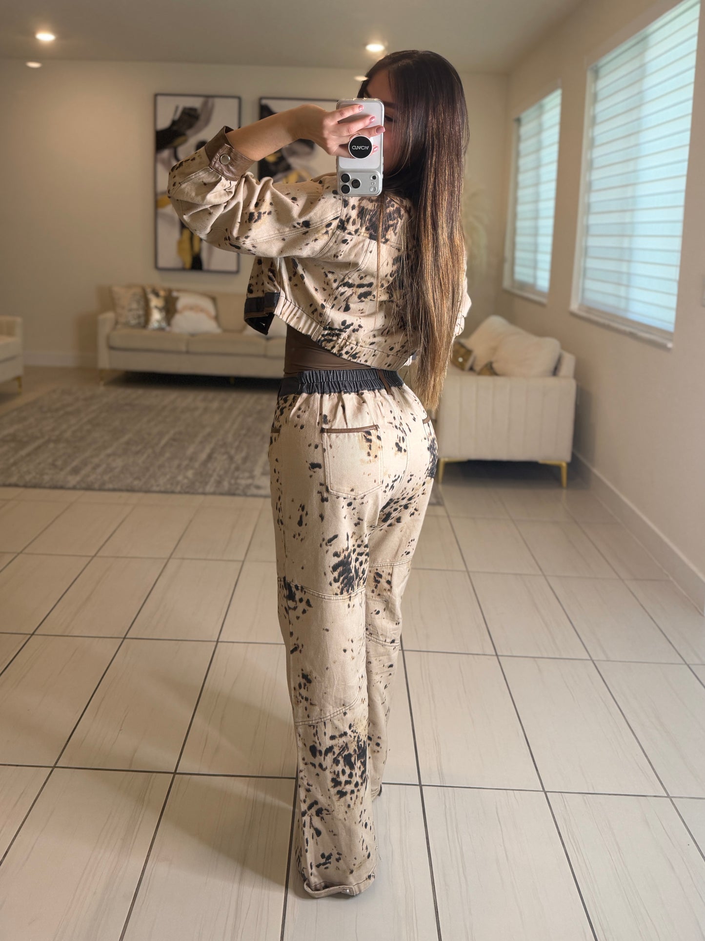 Fierce Streak Contrast Pant Set