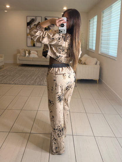 Fierce Streak Contrast Pant Set