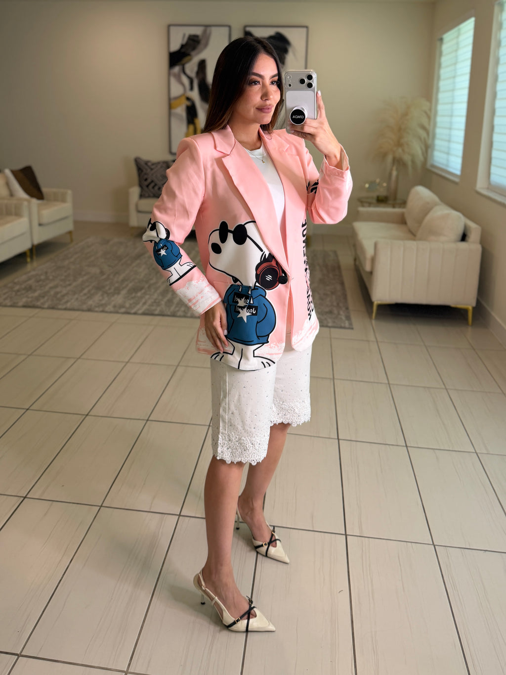 Road Avenue Pink Blazer