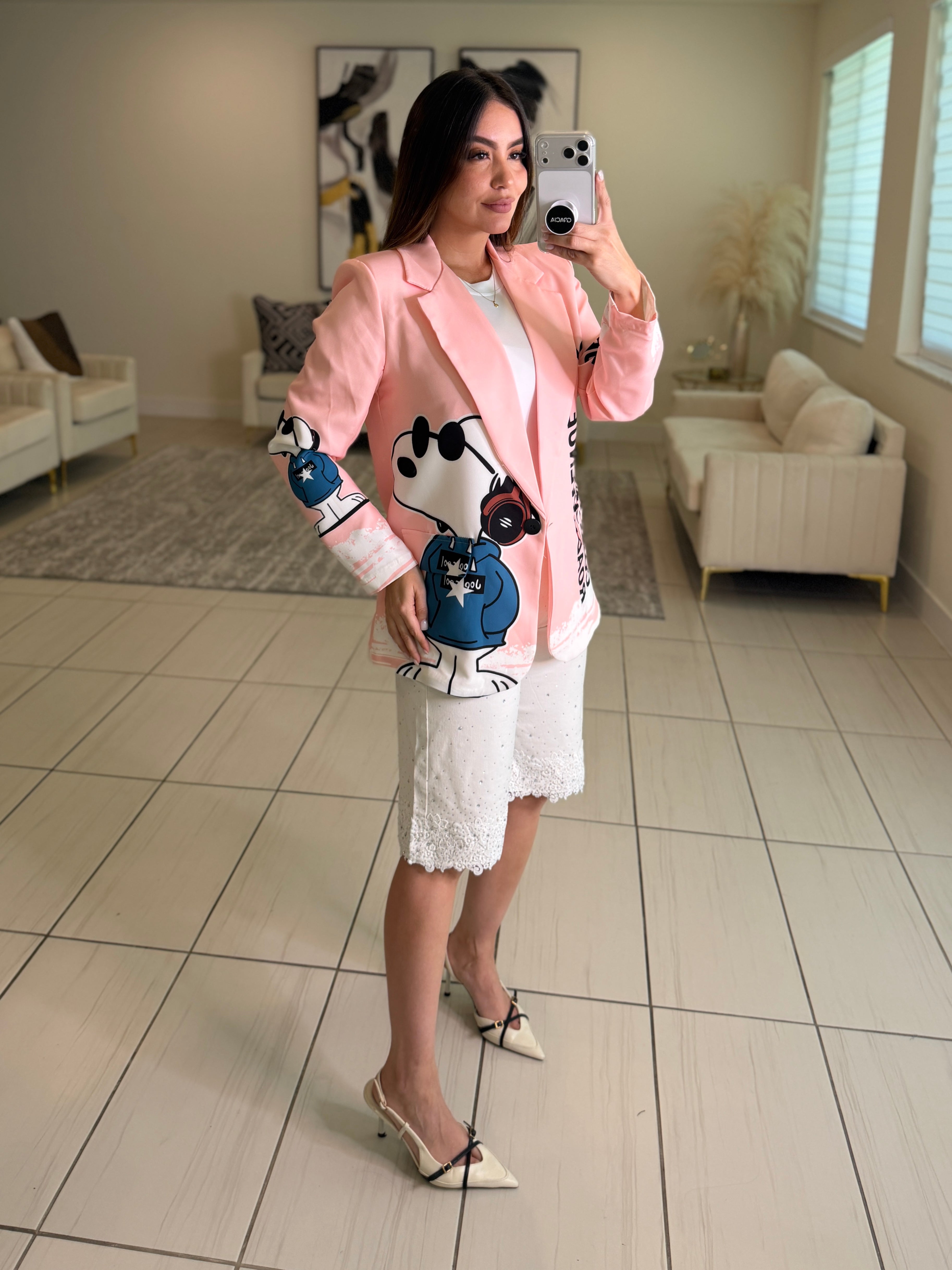 Road Avenue Pink Blazer