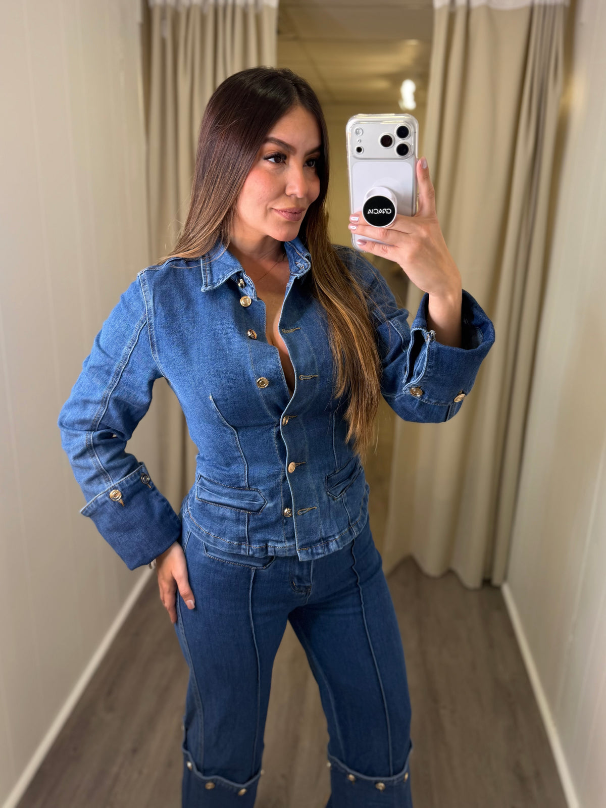 Pirate Rebellion Blue Denim Pant Set