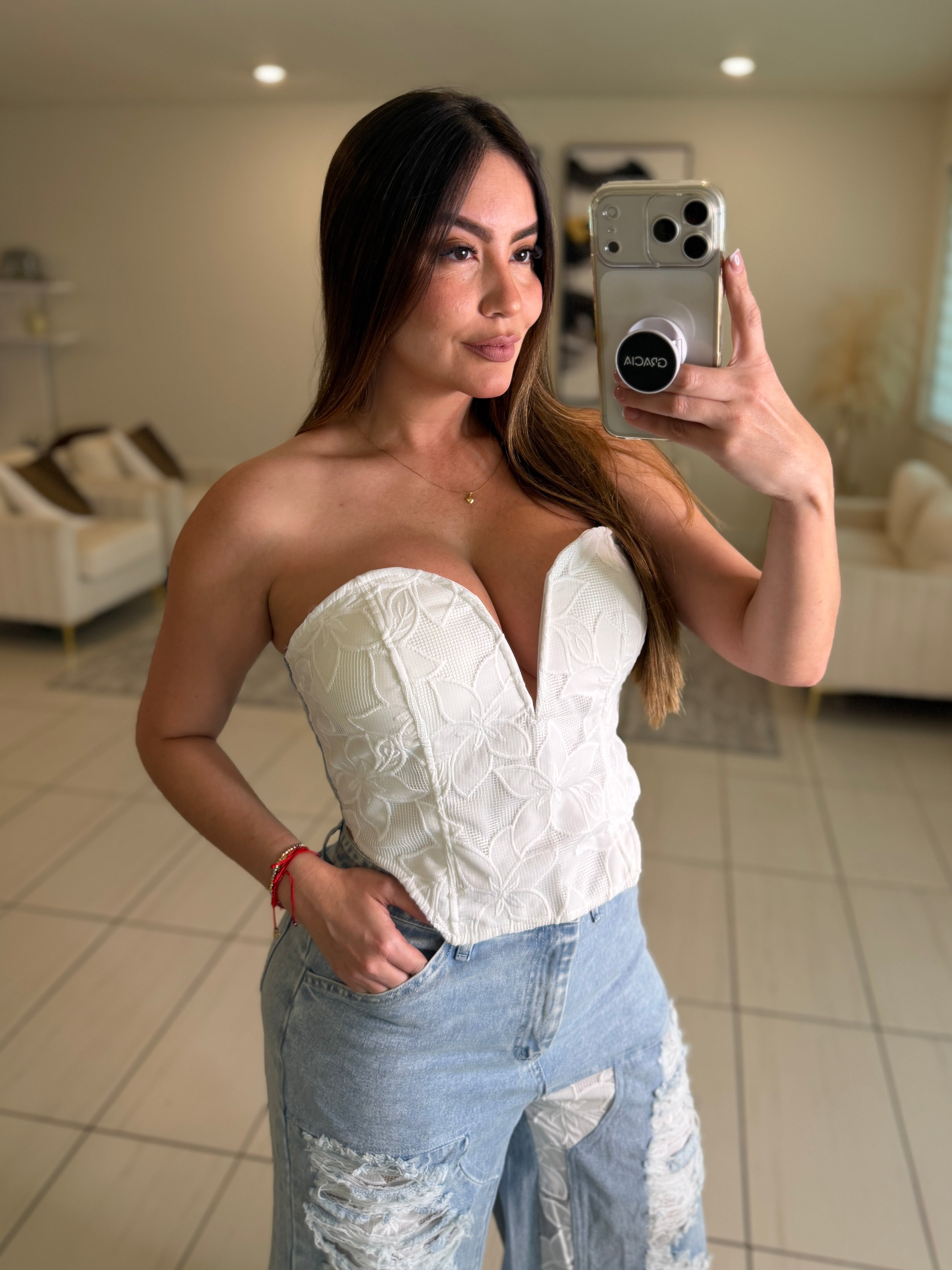 Power Muse Denim Pant Set