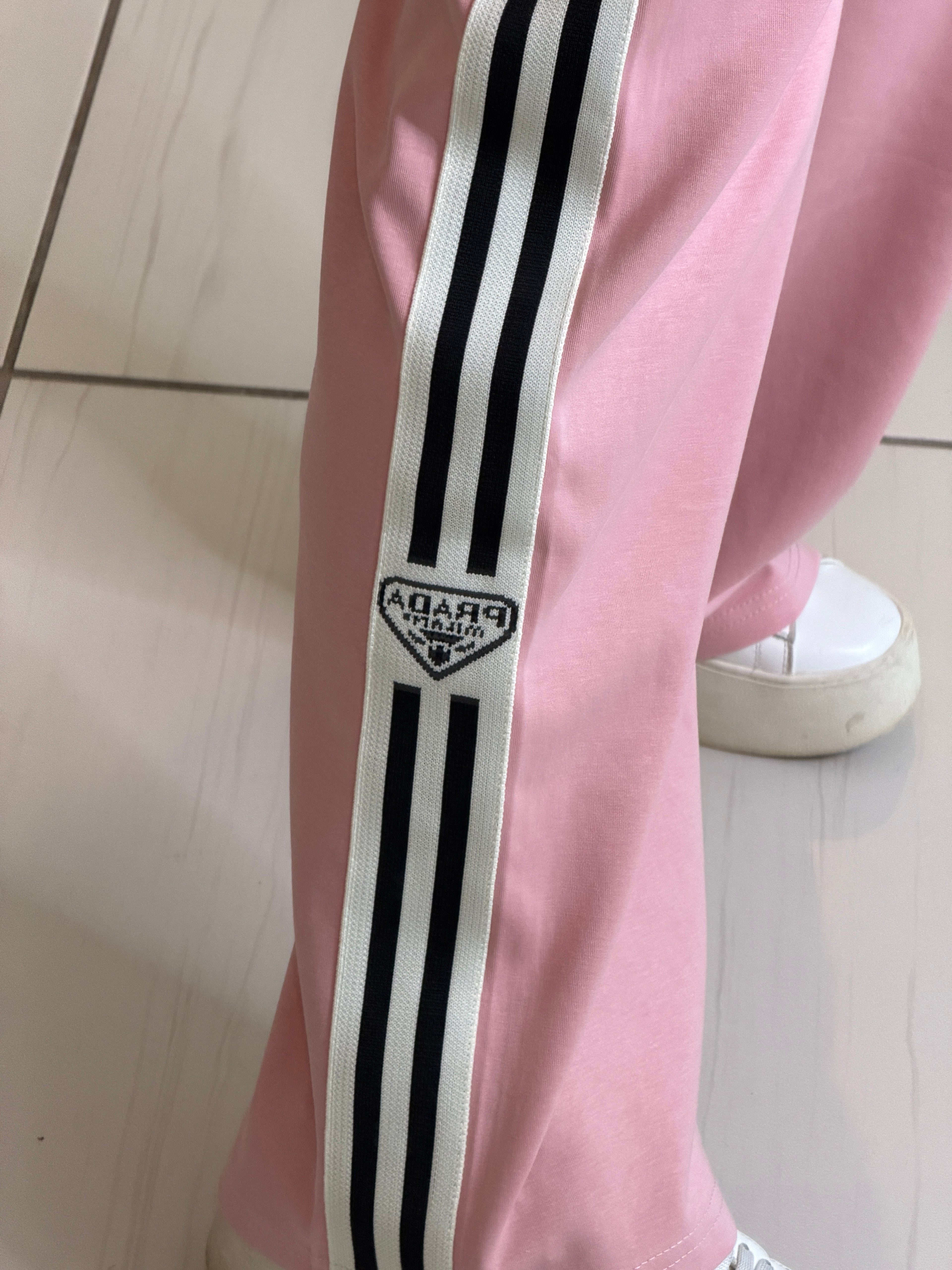 Iconic Structure Pink Pant Set
