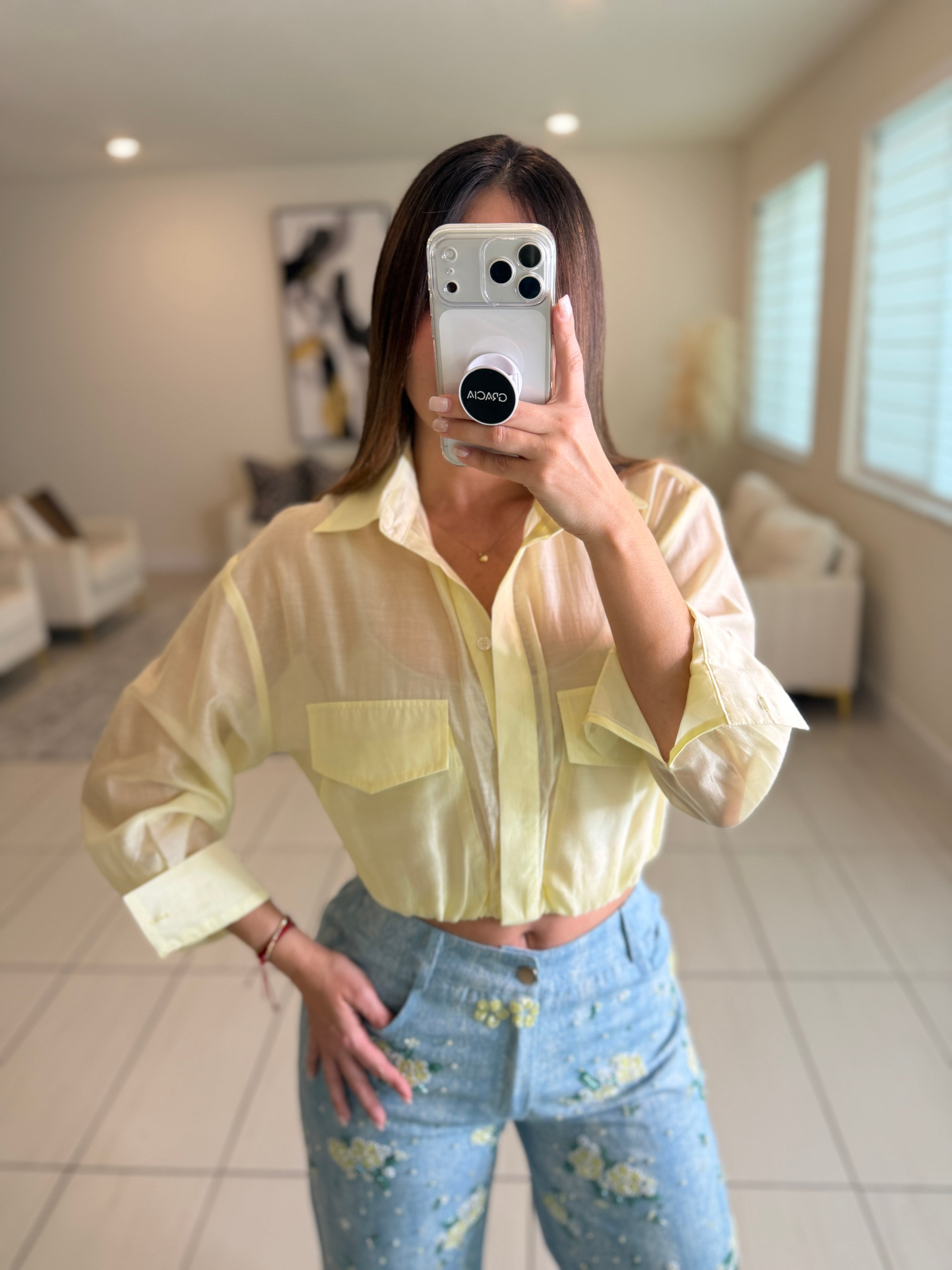 The Everyday Ease Yellow Shirt