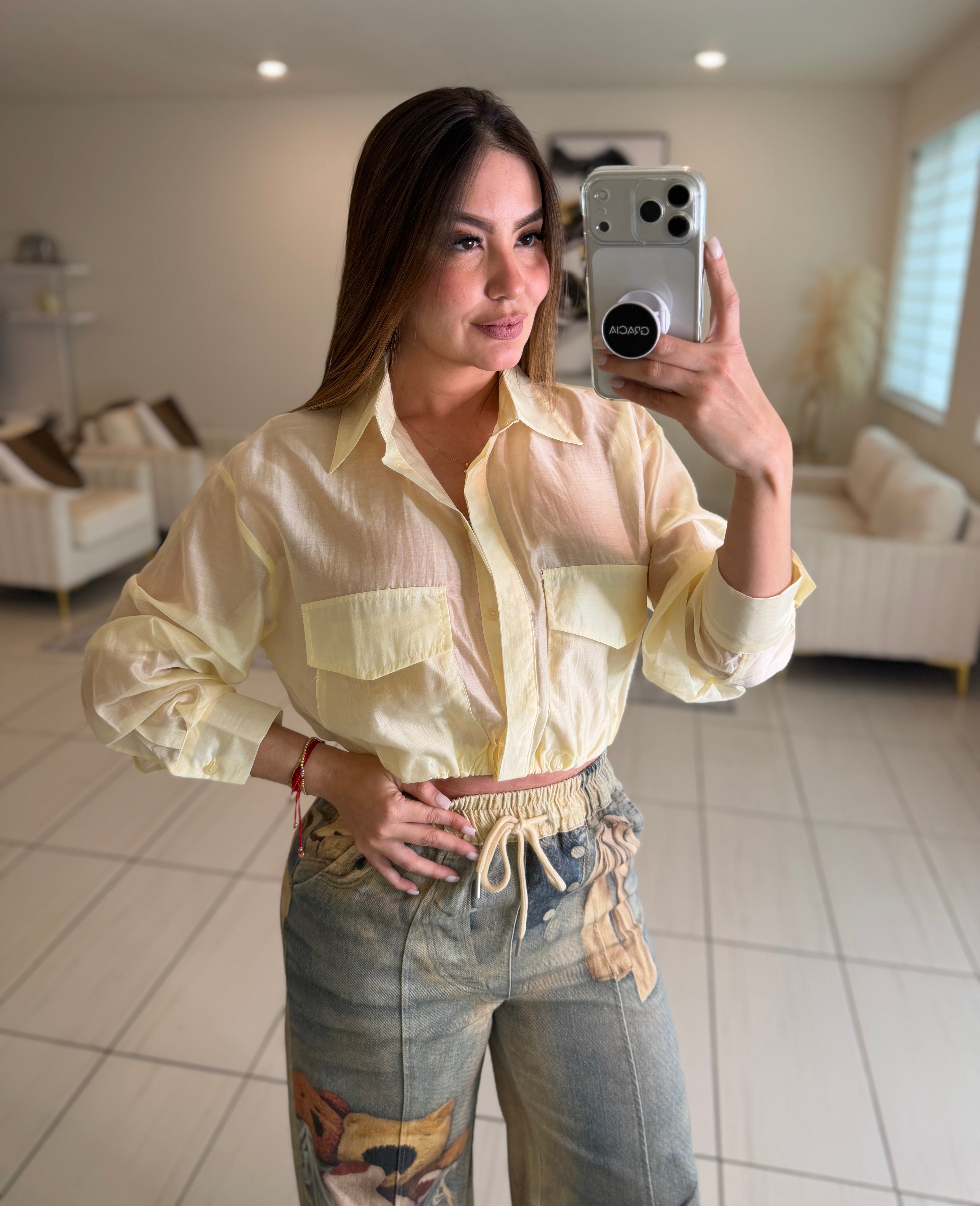 The Everyday Ease Yellow Shirt