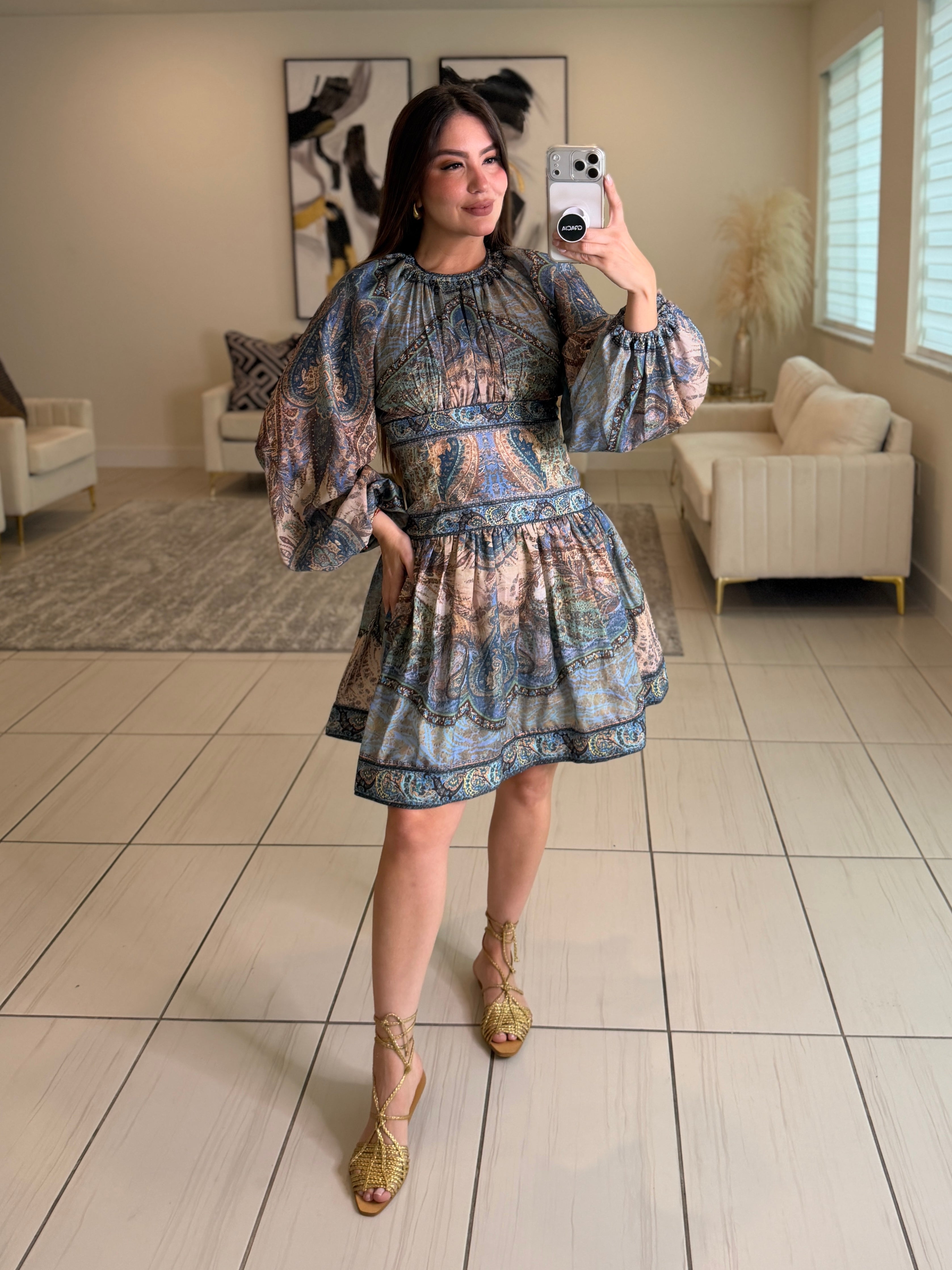 Wanderlust Blue Dress