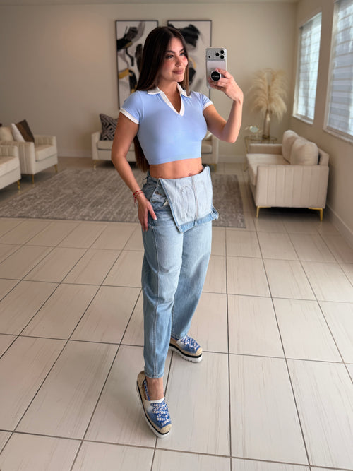 Gravity Basic Blue Top