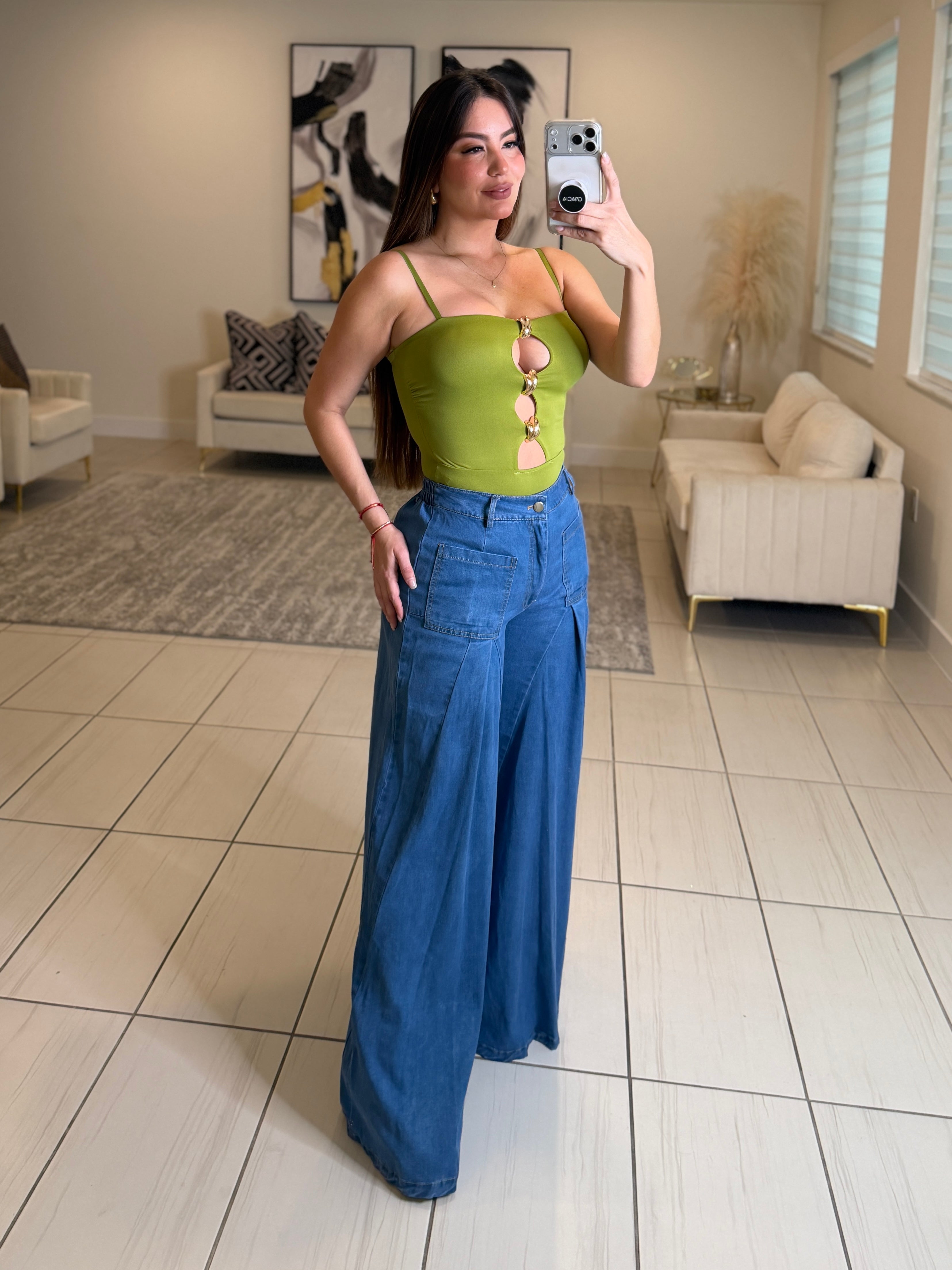 Iconic Flare Soft Denim Pants