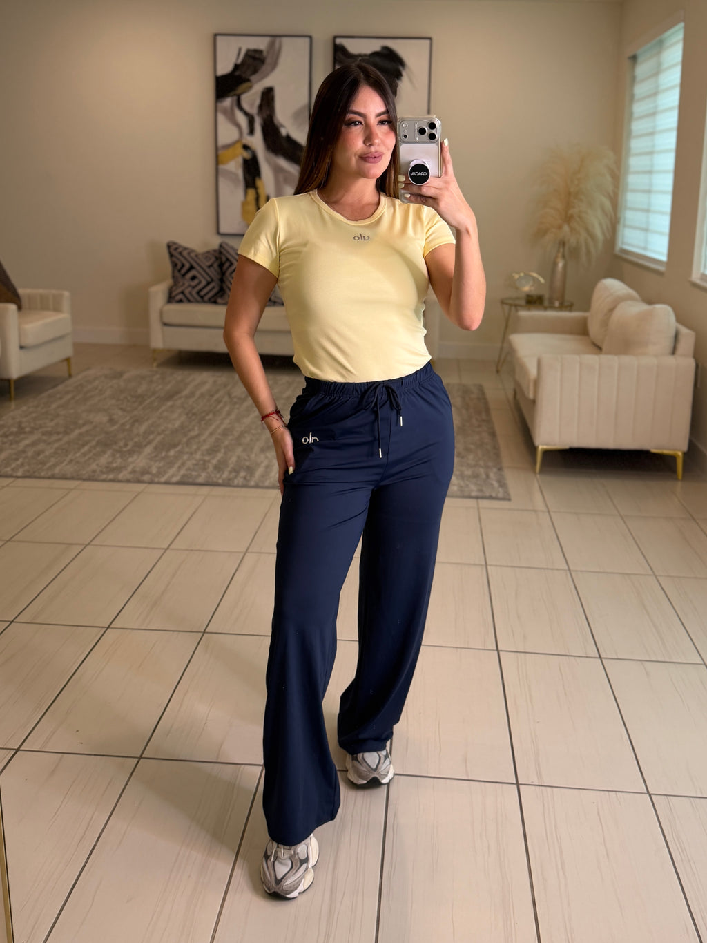 Iconic Halo Navy Blue Pants