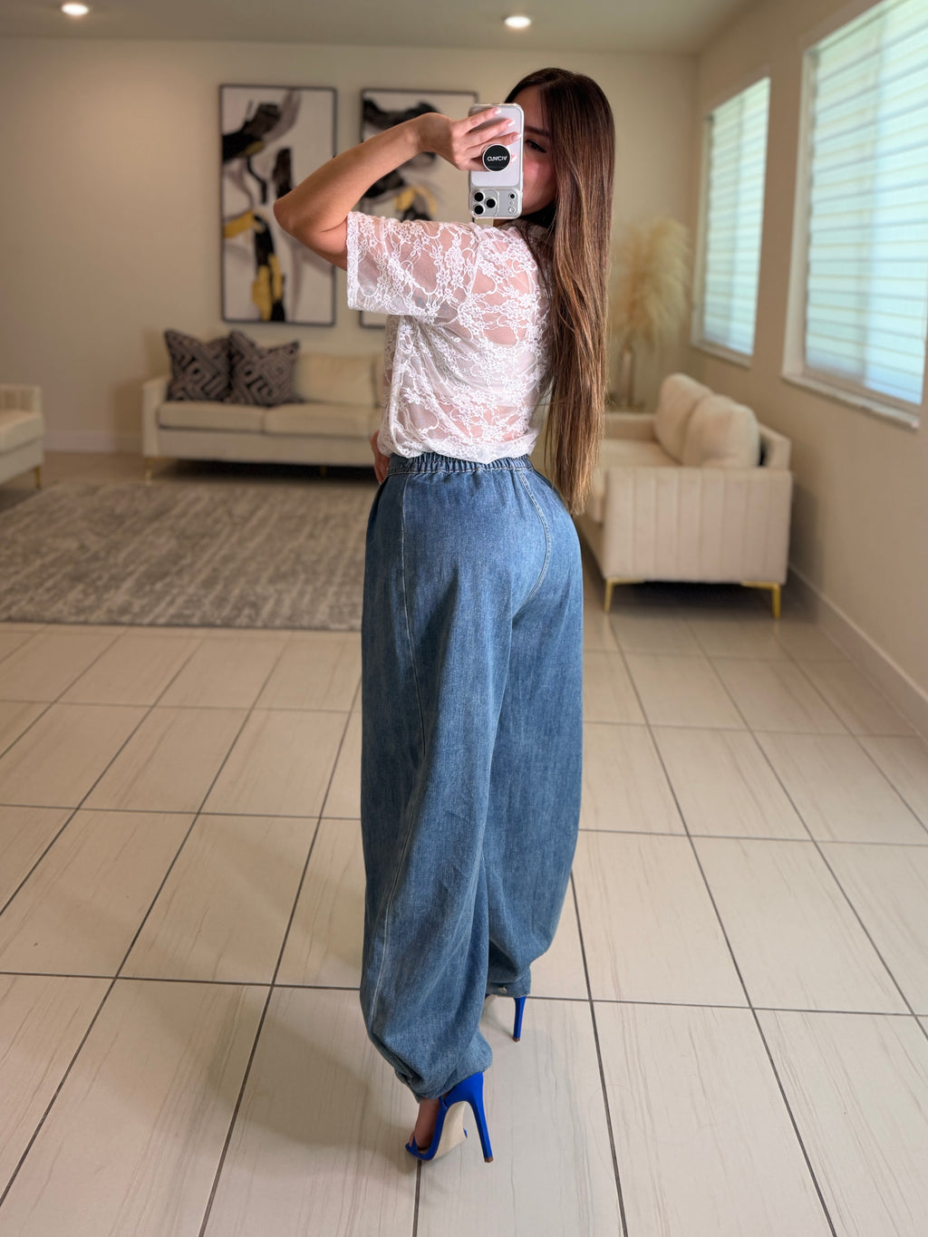 Sovereign Balloon Denim Pants