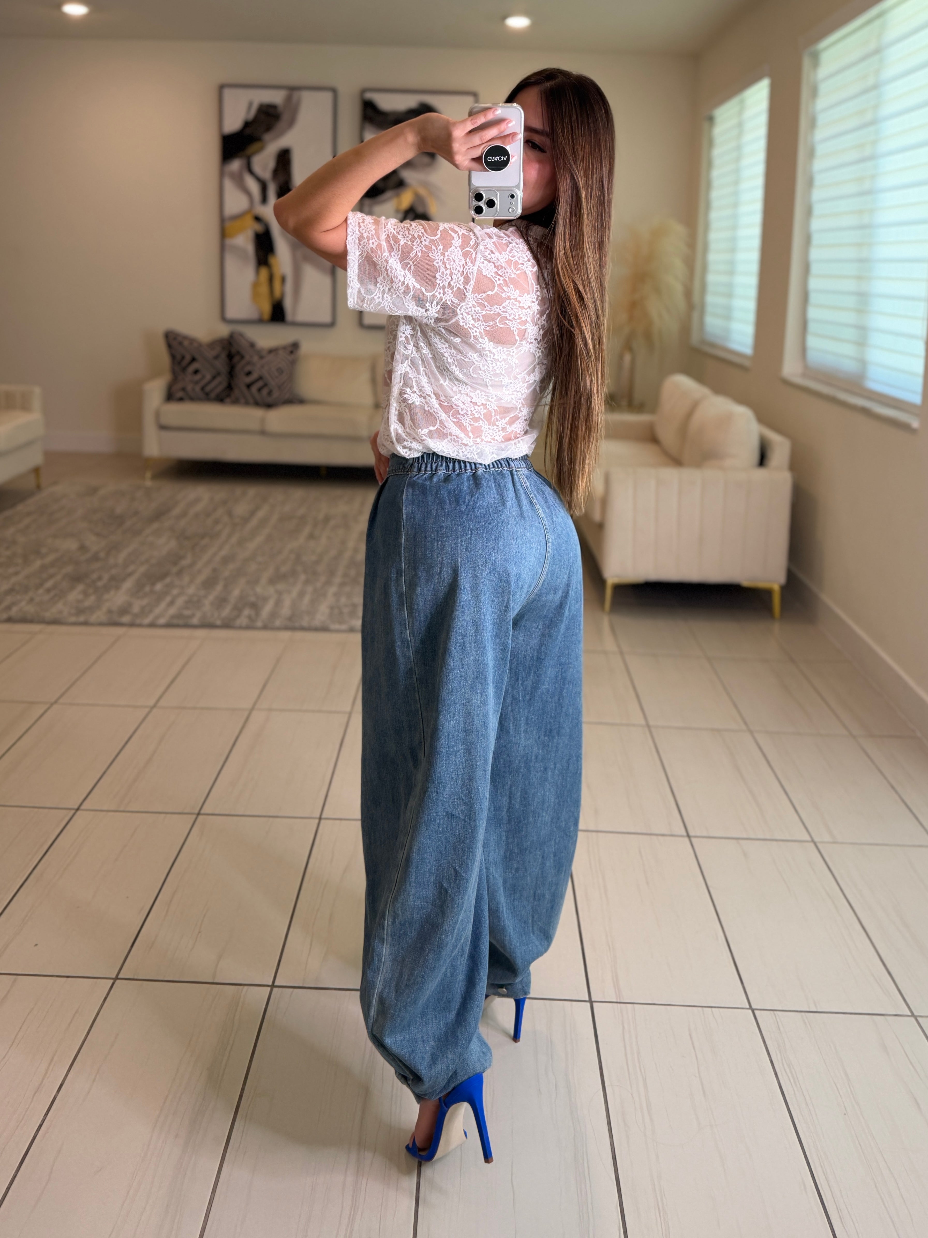 Sovereign Balloon Denim Pants