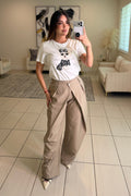 Moonlit Reverie Beige Pants