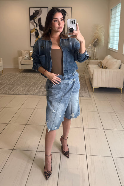 Modern Edge Denim Short