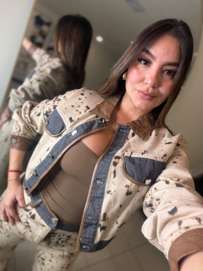 Fierce Streak Contrast Pant Set