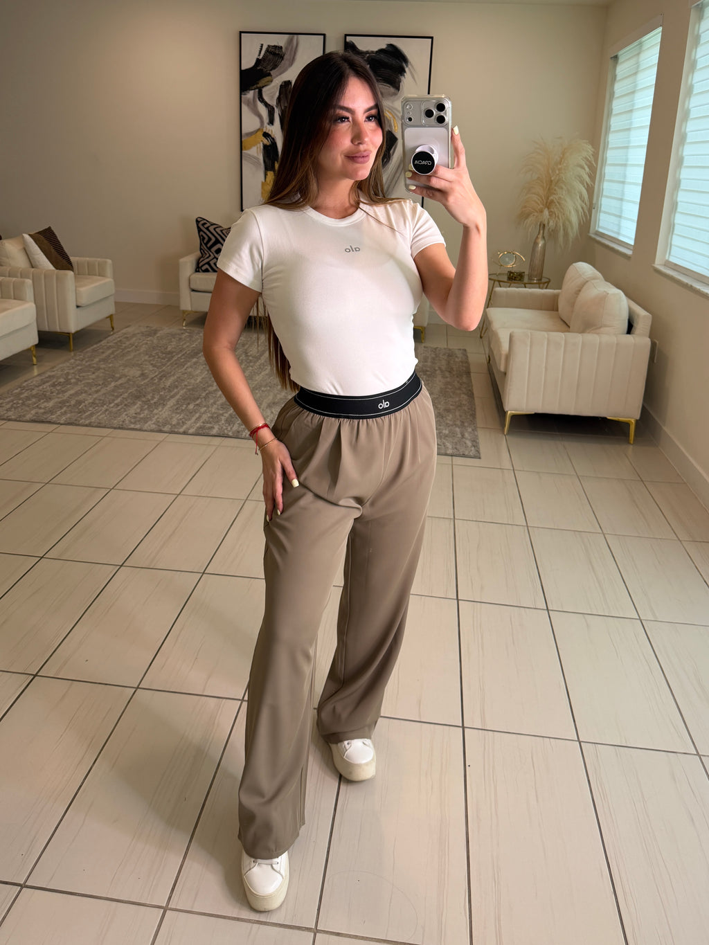 Suit Up Halo Taupe Pants