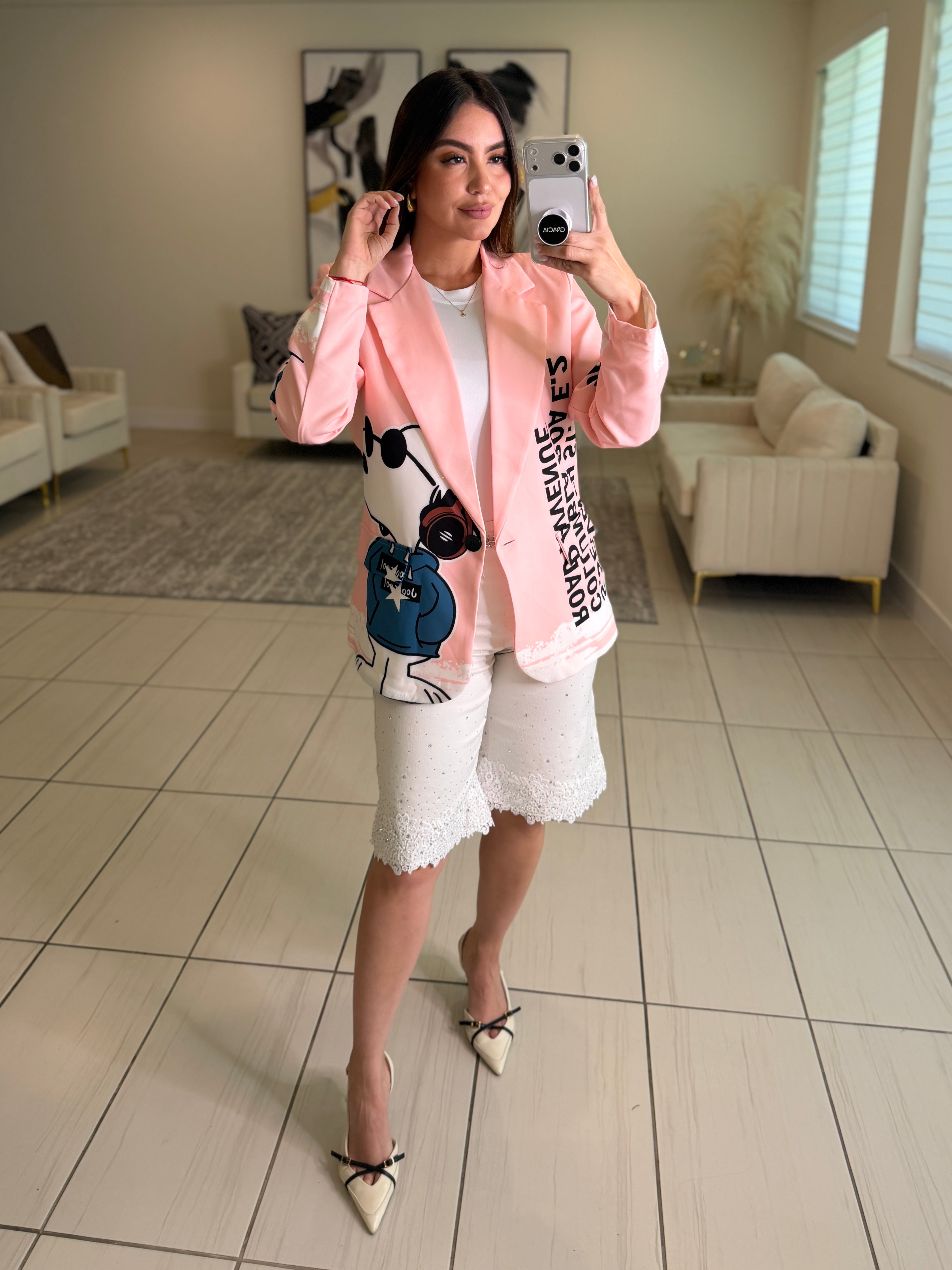 Road Avenue Pink Blazer