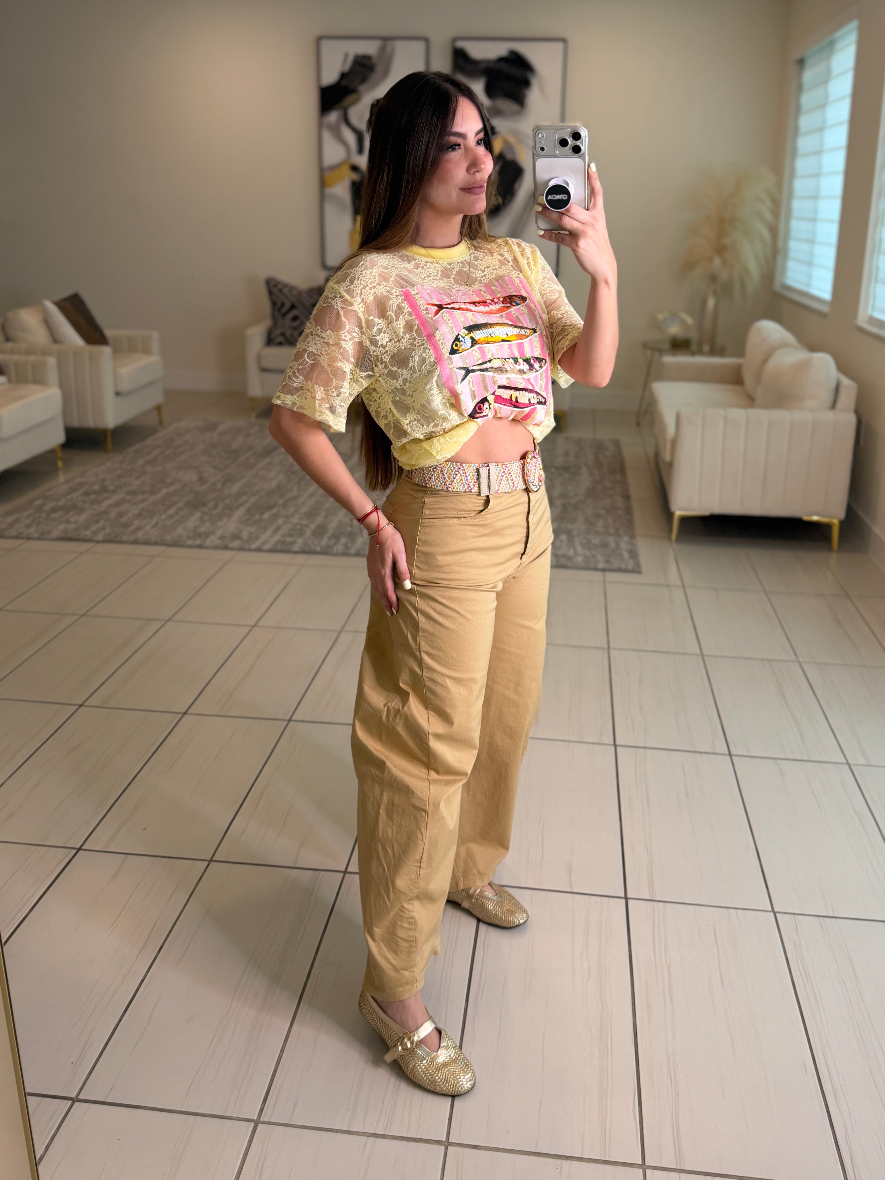 Sardines Yellow Tshirt