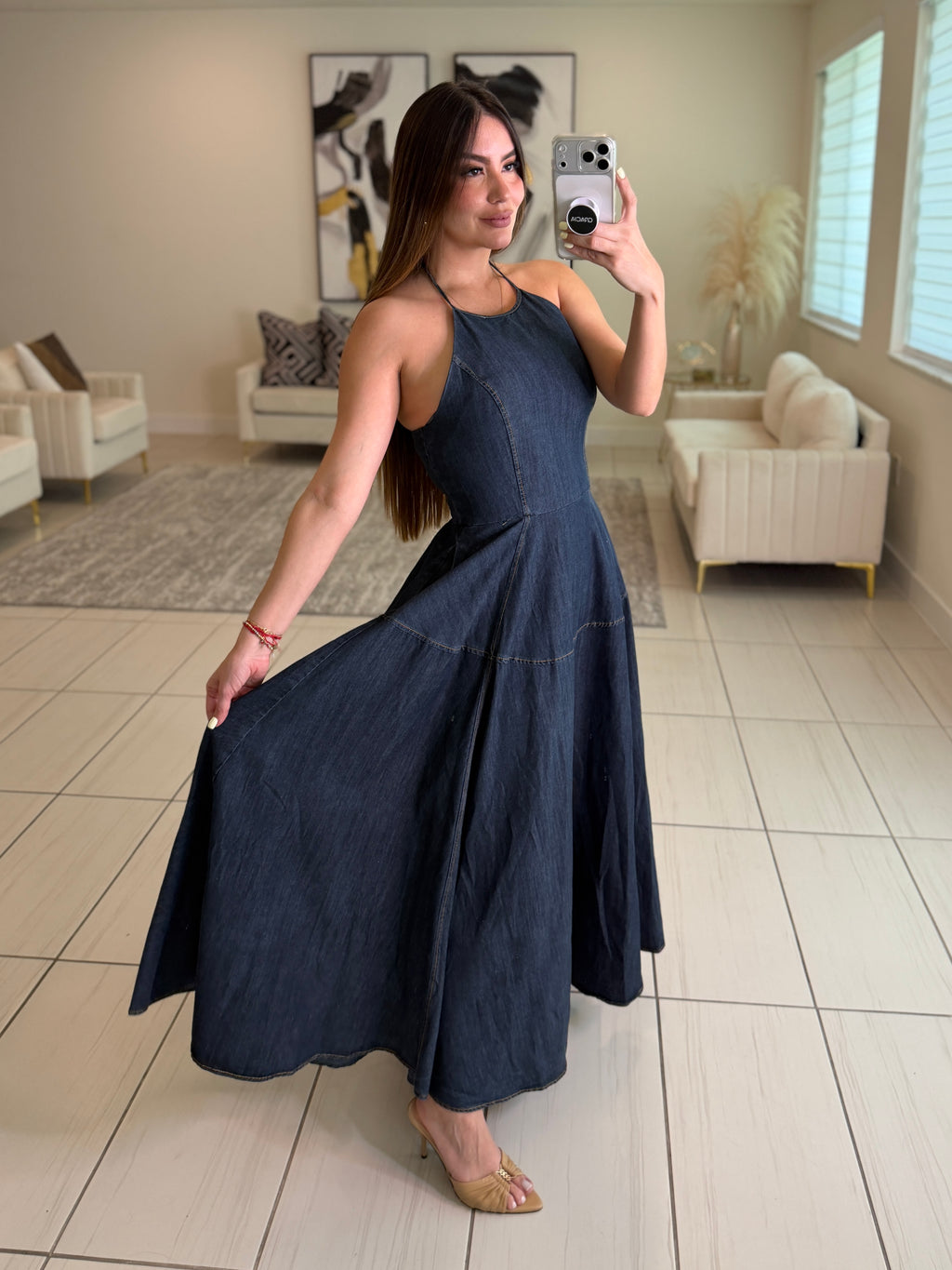 Pretty Sweet Denim Dress