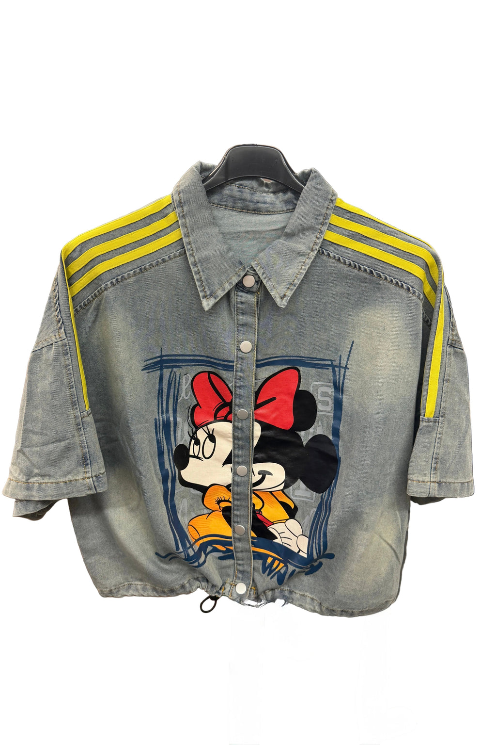 Cartoon Chic Denim Jacket