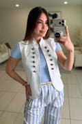 Napoleon White Vest Jacket