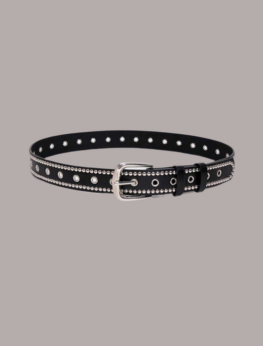 Black Belt with Silver Studs