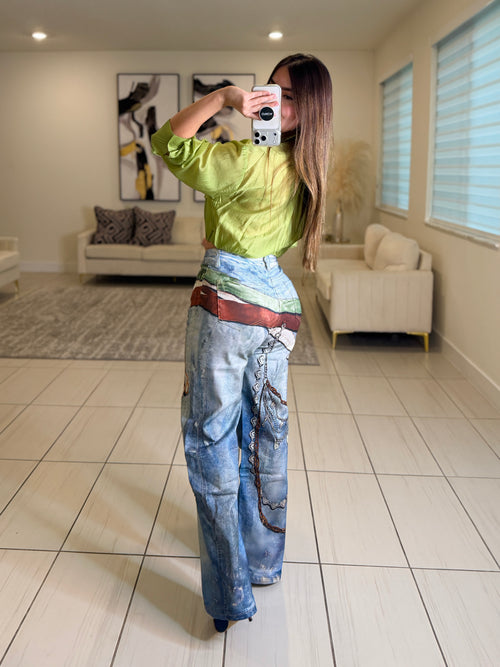 Charming Cool Print Pants