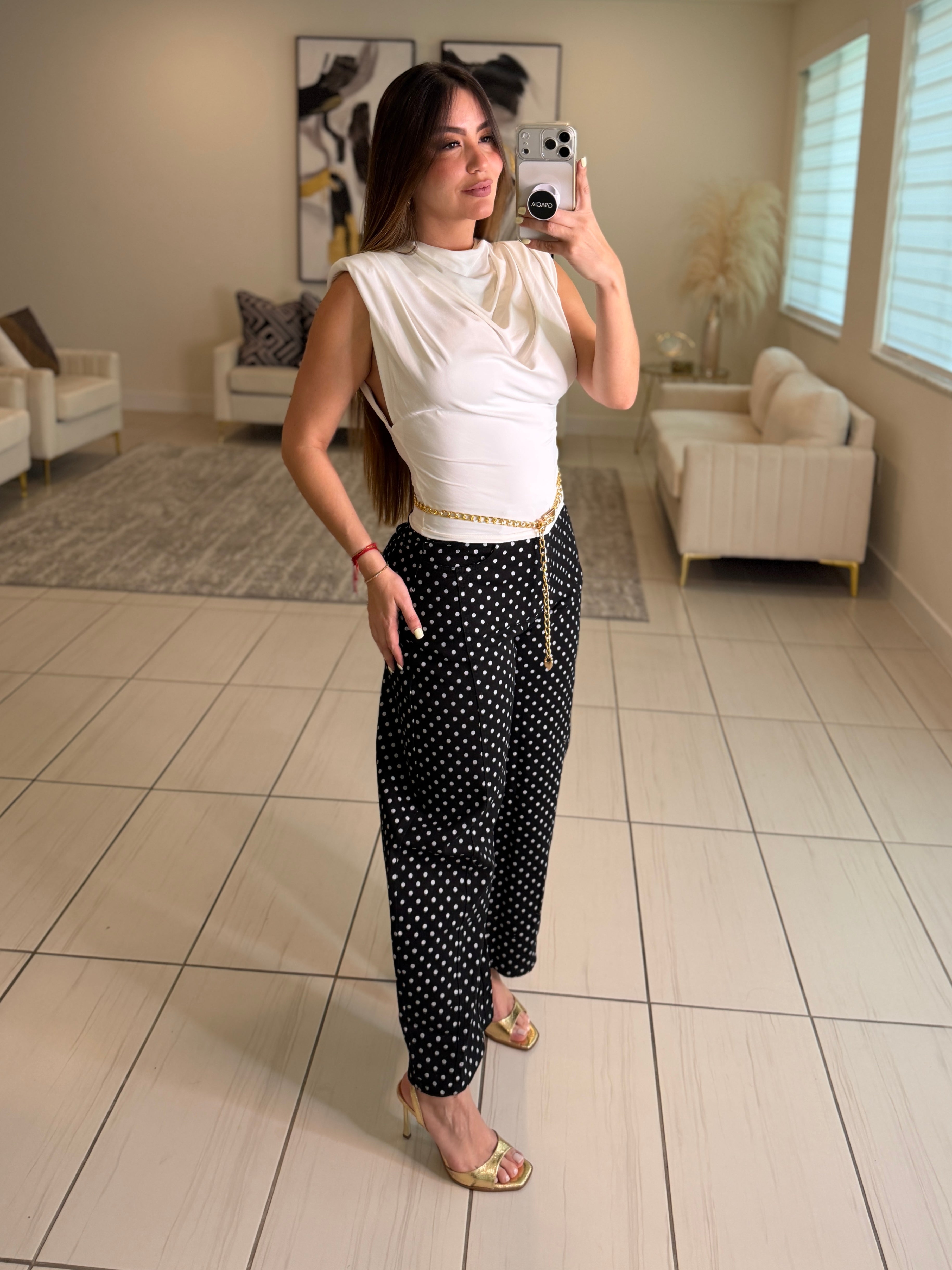 Sculpted Ease White Top