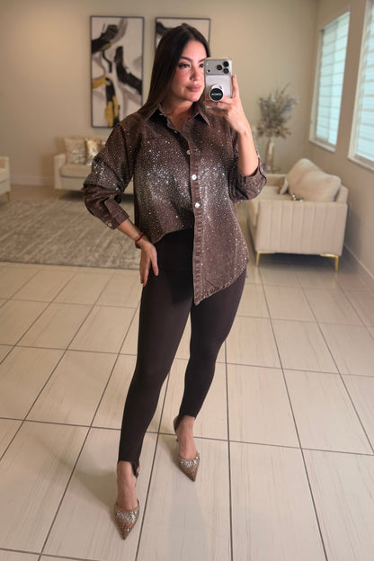 Power Sculpt Brown Leggings