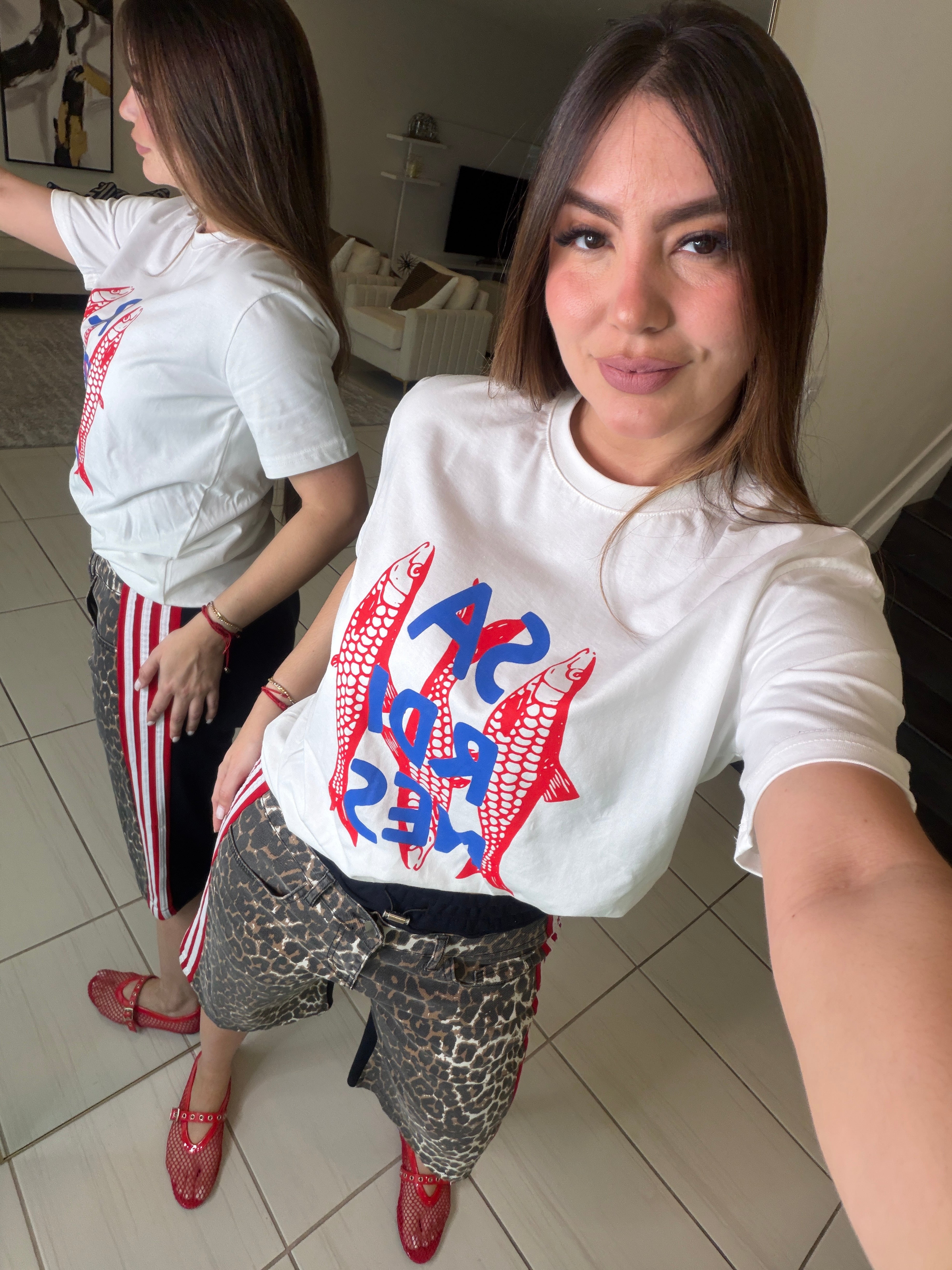 Sardines White Tshirt