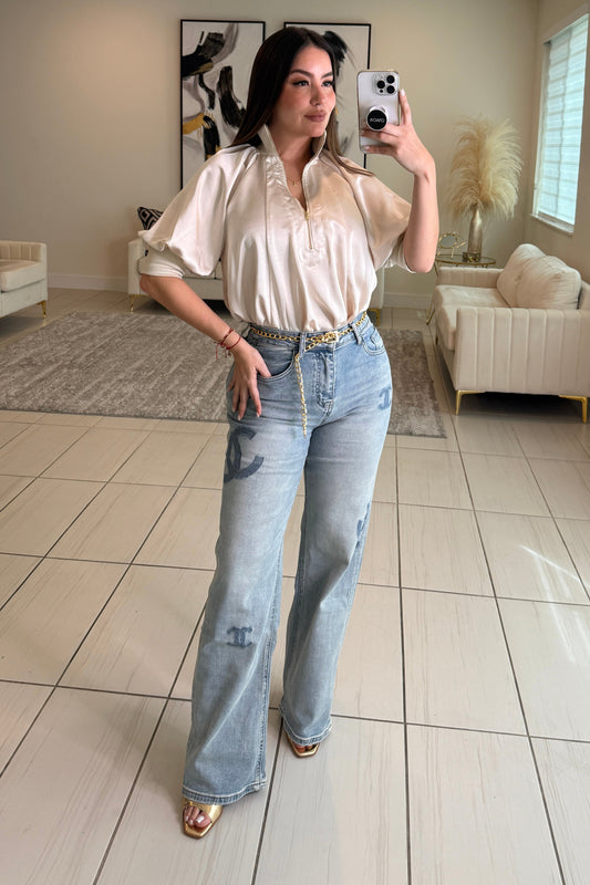 Iconic Light Blue Denim Pants