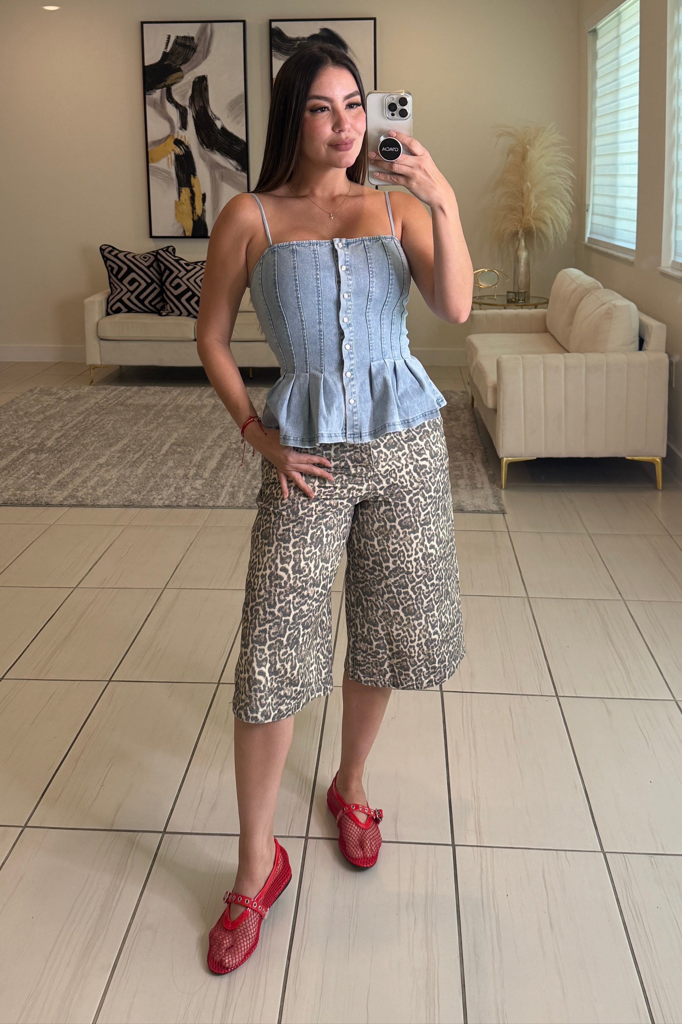 Wild Ambition Leopard Shorts