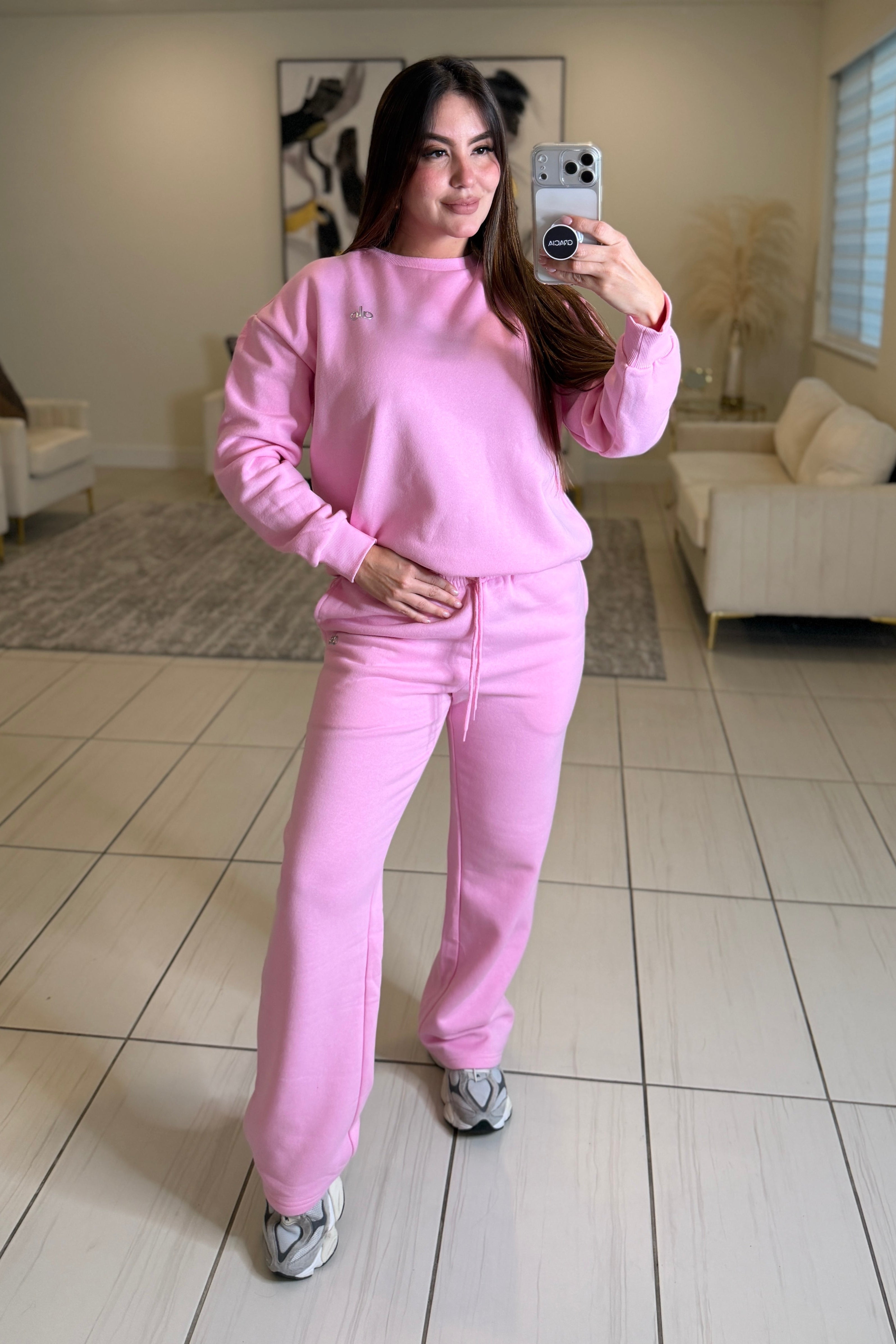 Serenity Halo Pink Pant Set