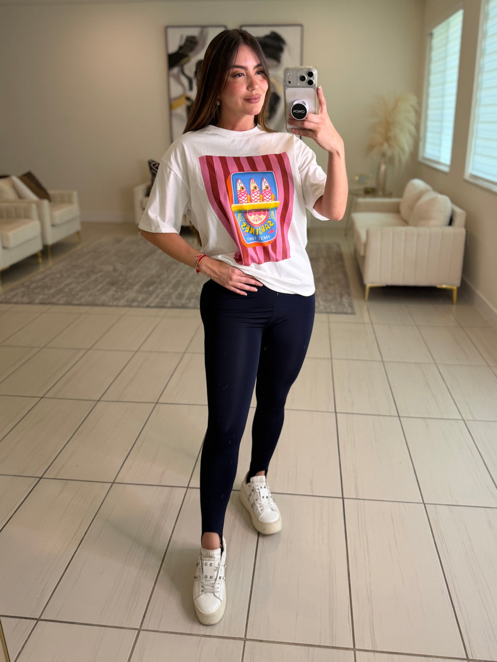 Chic Sardines White Tshirt