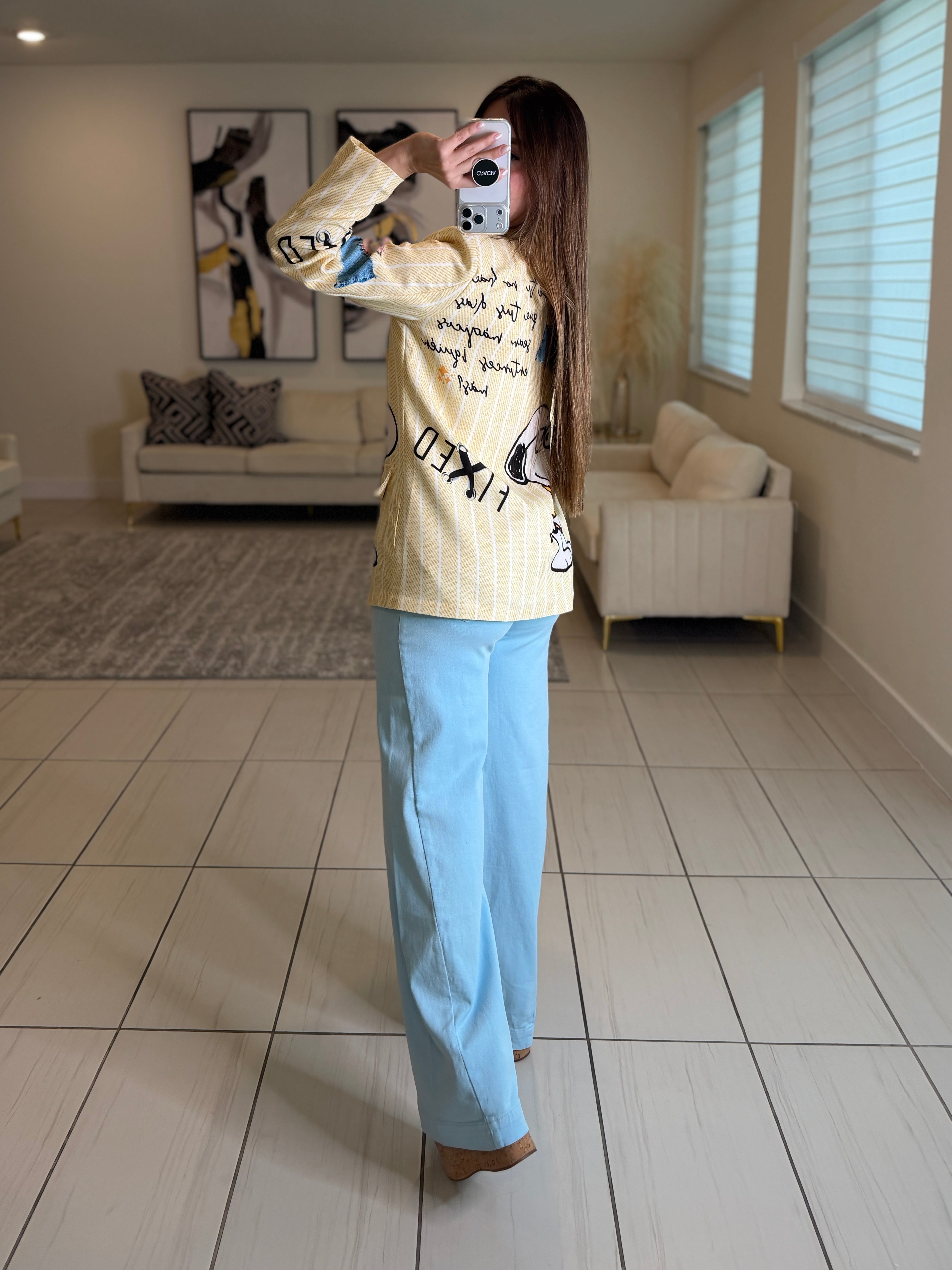 Spring Time Light Blue Pants