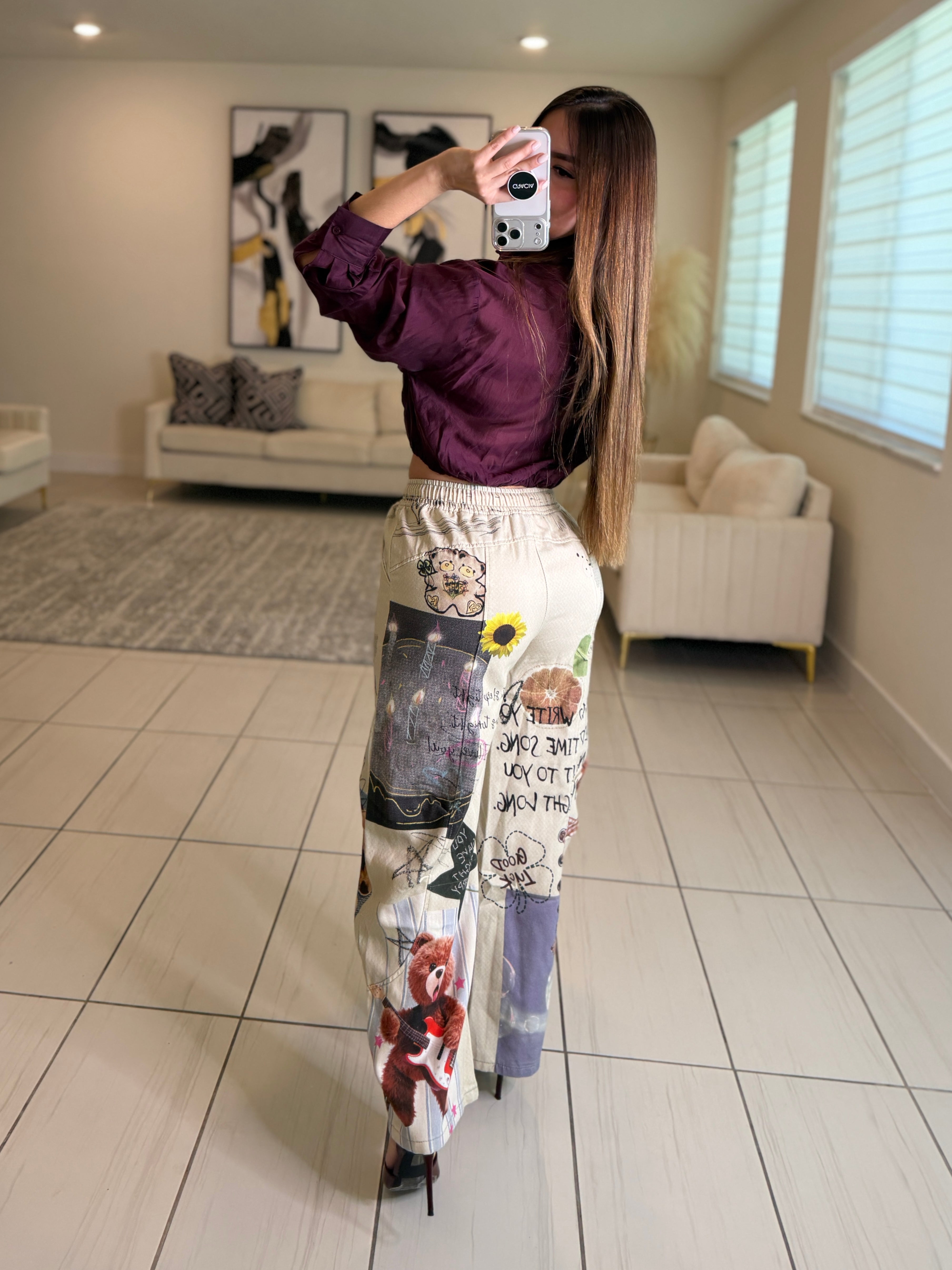 The Everyday Ease Wine Shirt