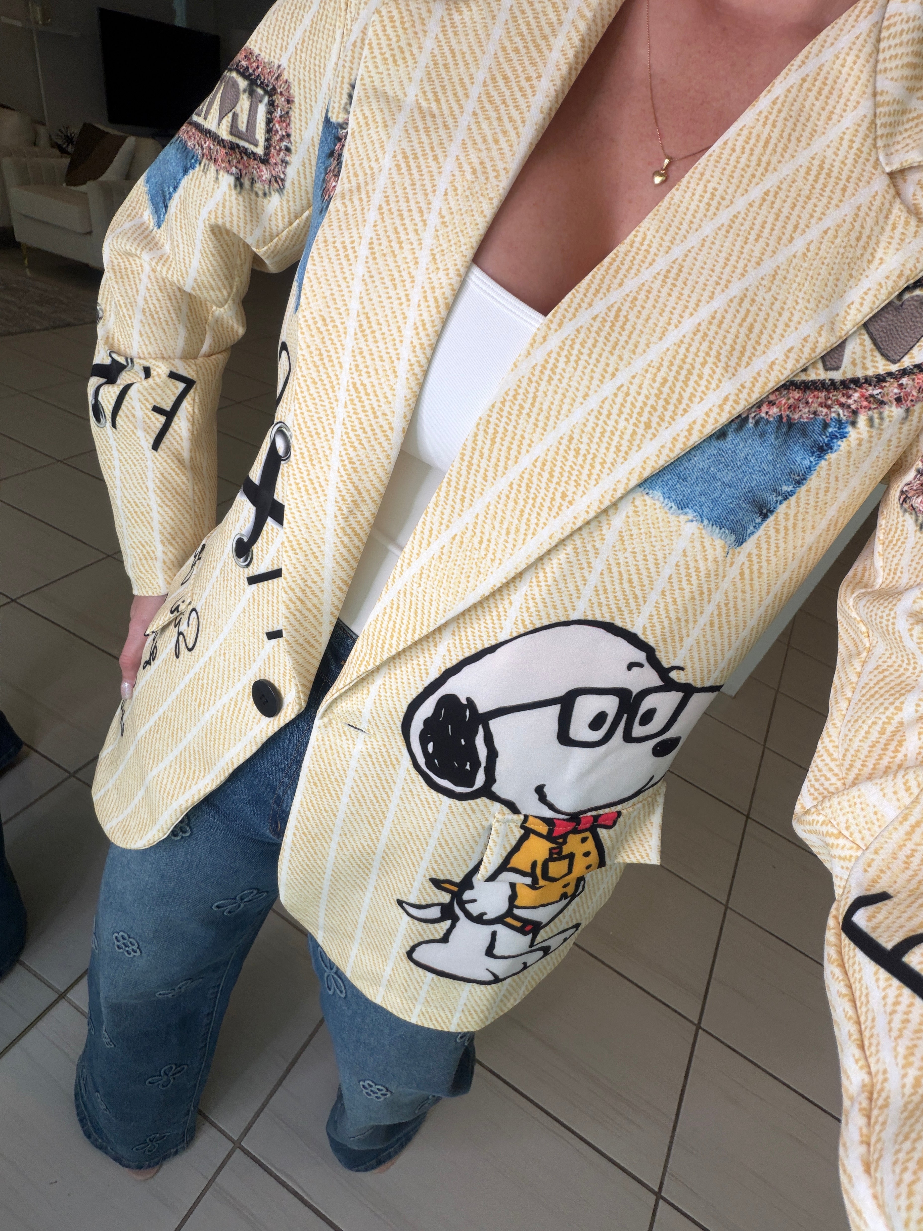 Glamorous Magic Yellow Blazer