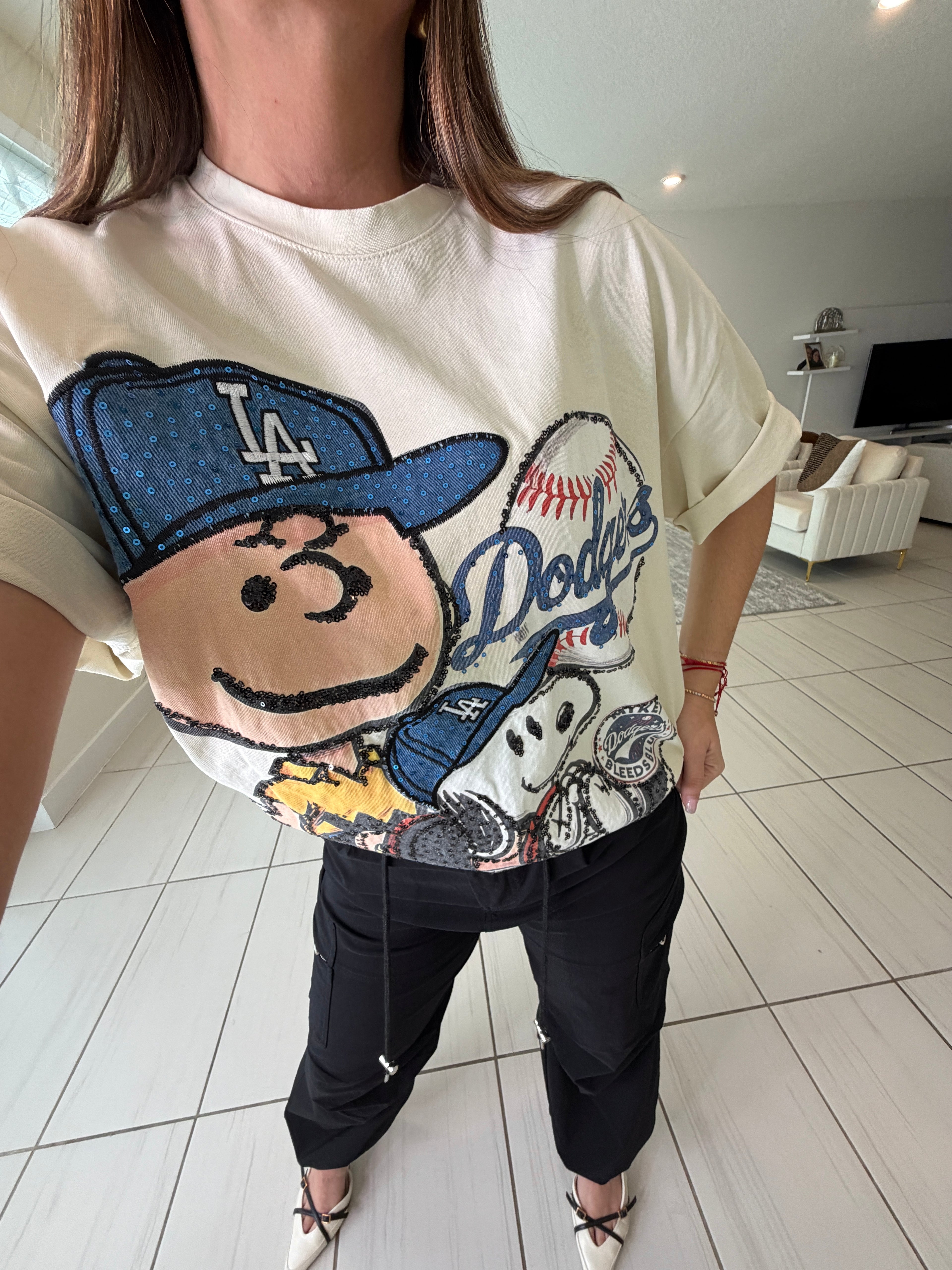 Good Fortune Beige Tshirt
