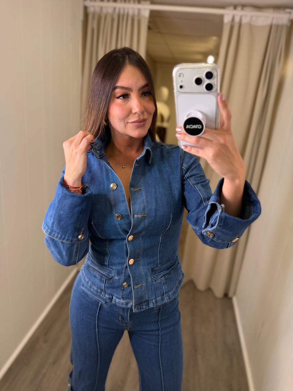 Pirate Rebellion Blue Denim Pant Set